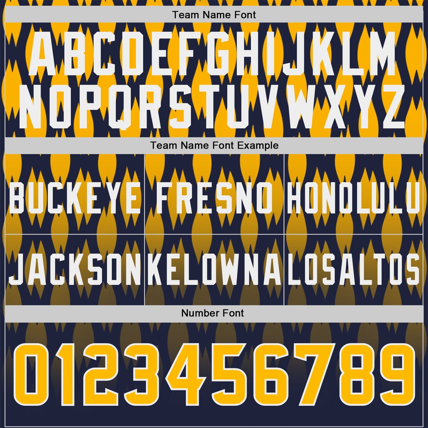 Custom Navy Gold-White Authentic Geometric Pixel Grid Fade Football Jersey view 4