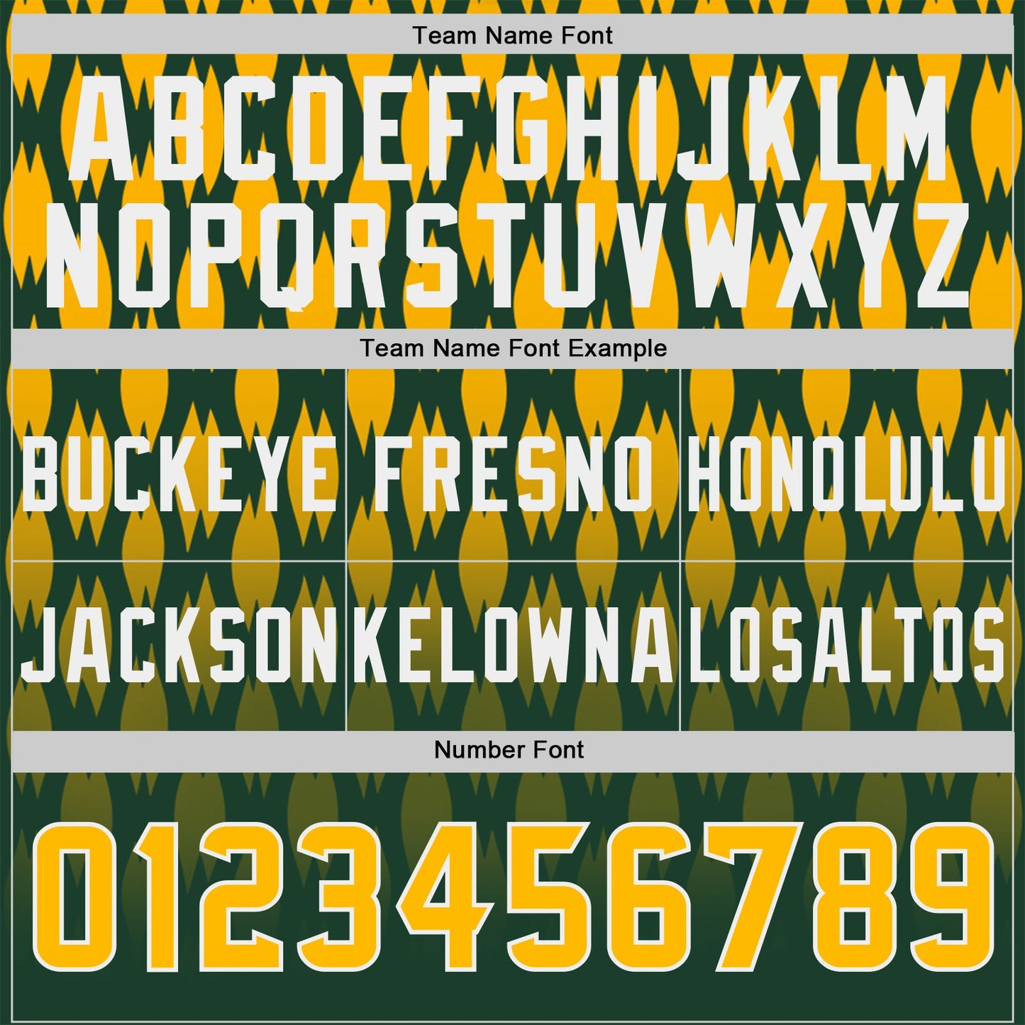 Custom Green Gold-White Authentic Geometric Pixel Grid Fade Football Jersey view 4