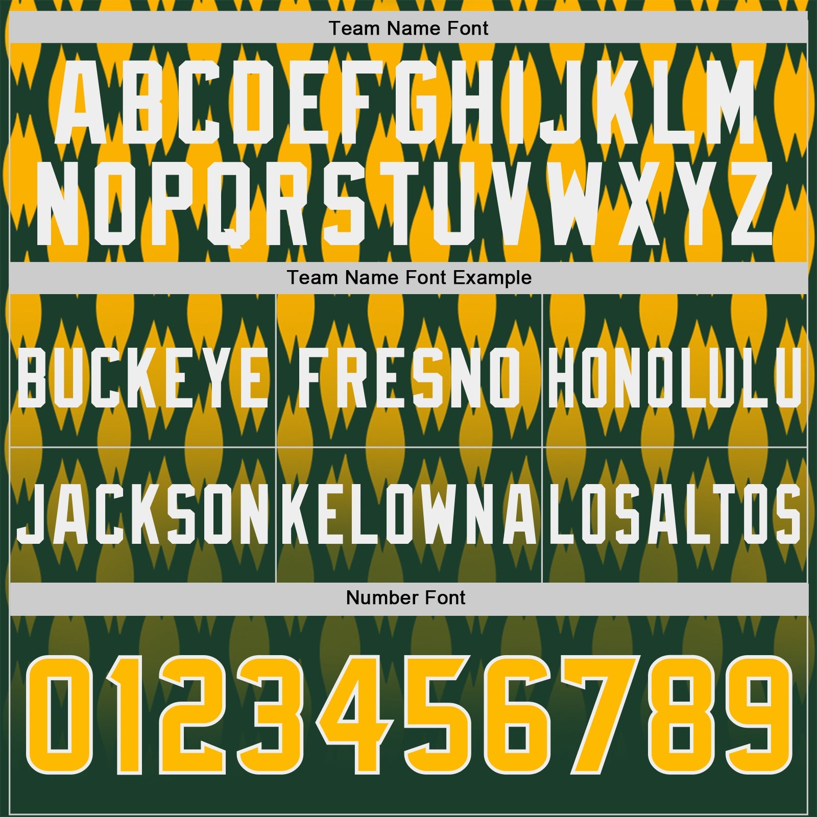 Custom Green Gold-White Authentic Geometric Pixel Grid Fade Football Jersey view 4