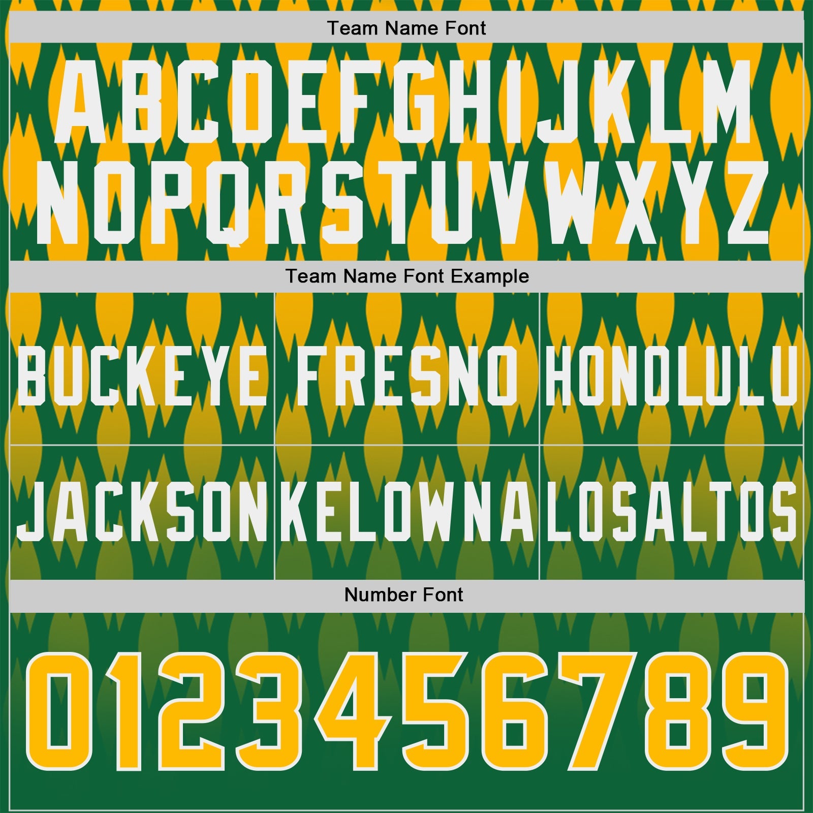 Custom Kelly Green Gold-White Authentic Geometric Pixel Grid Fade Football Jersey view 4