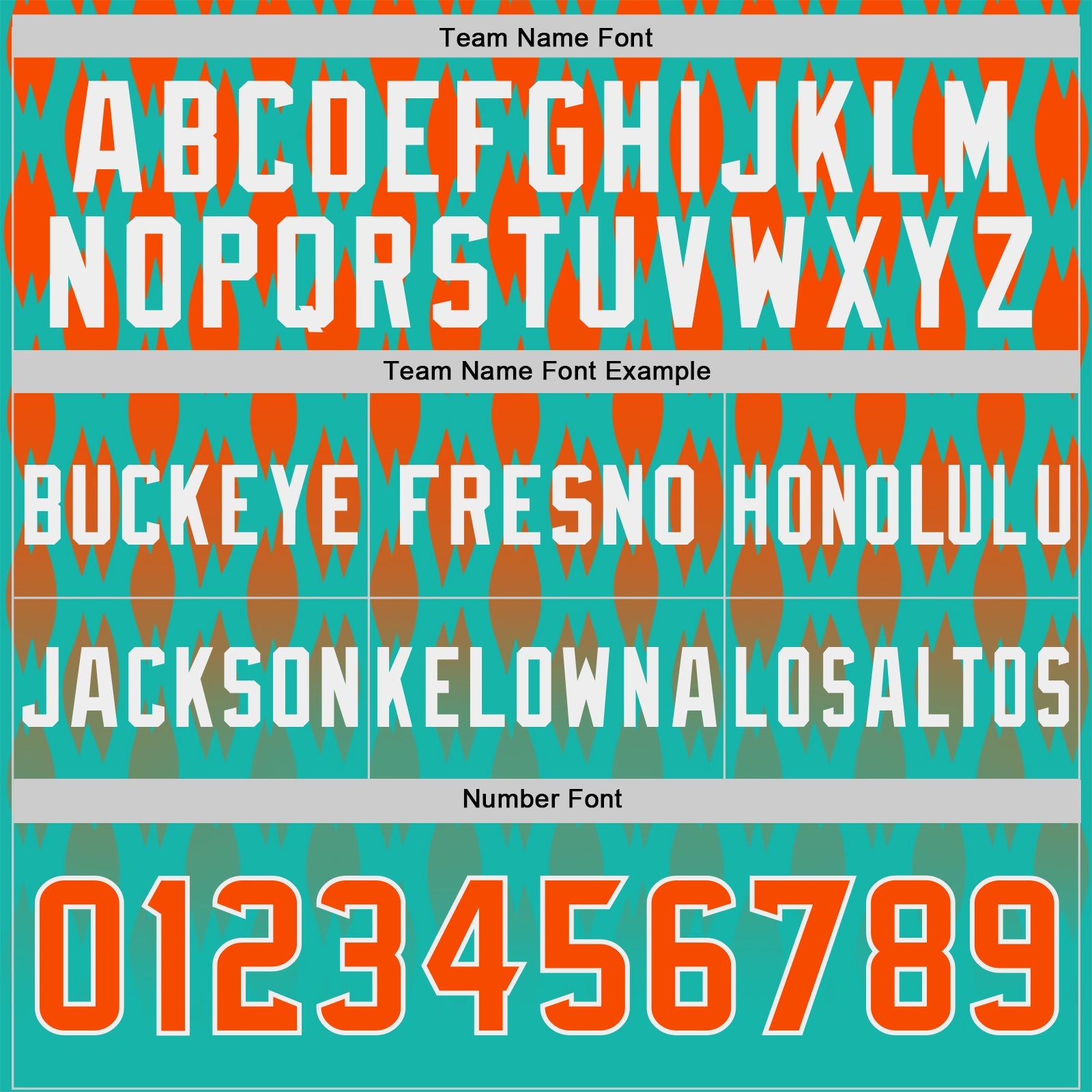 Custom Aqua Orange-White Authentic Geometric Pixel Grid Fade Football Jersey view 4