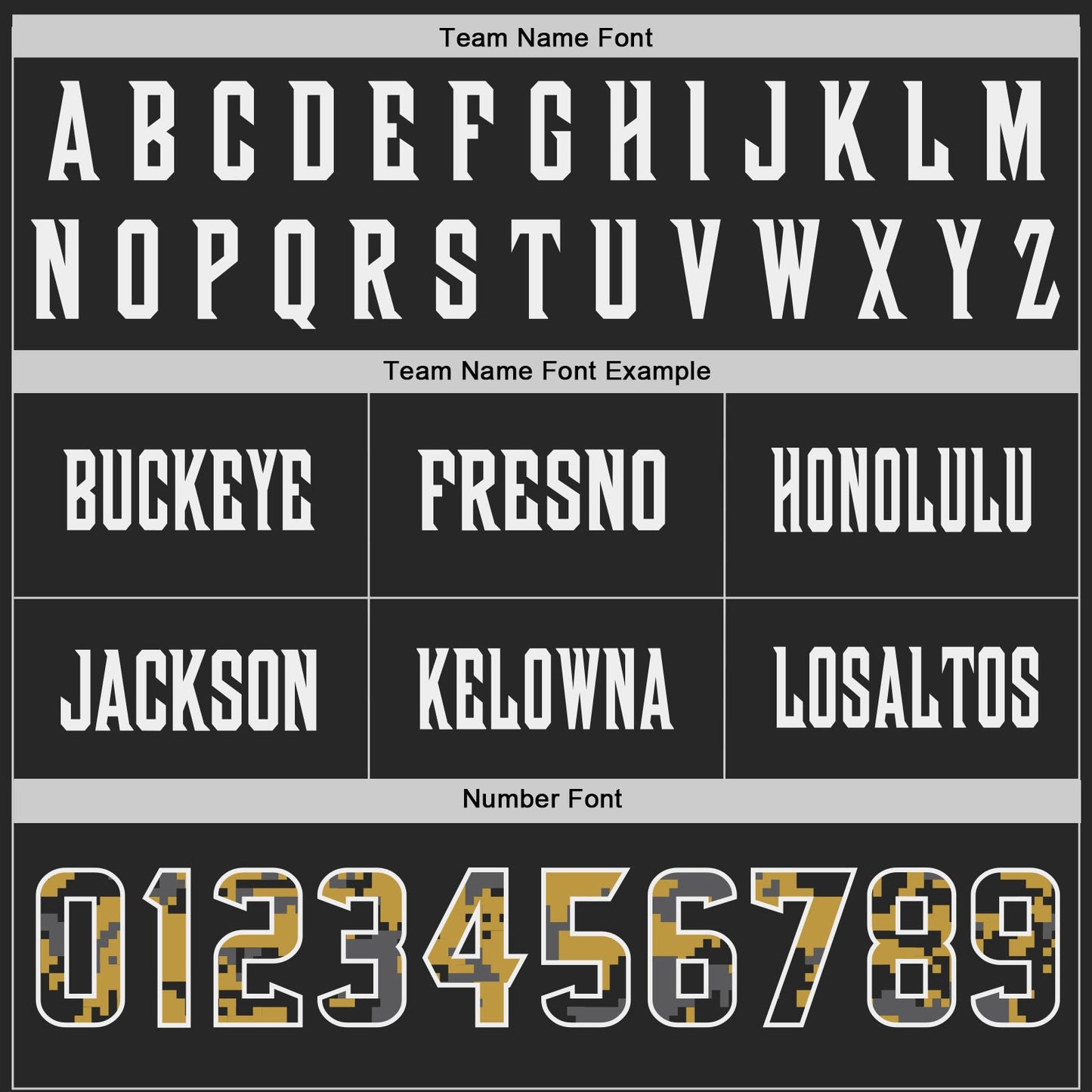 Custom Black Camo White-Old Gold Authentic Digital Camouflage Panel Football Jersey view 4