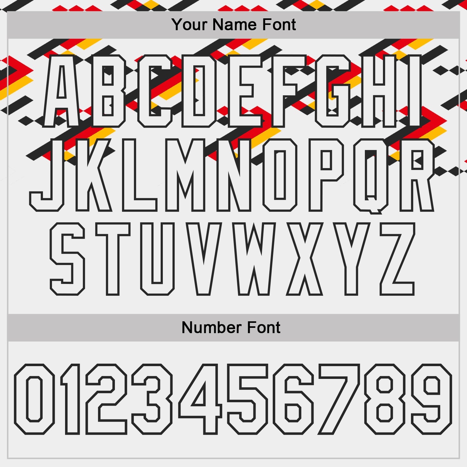 Custom White-Black Germany Pixel Chevron Performance T-Shirt view 4