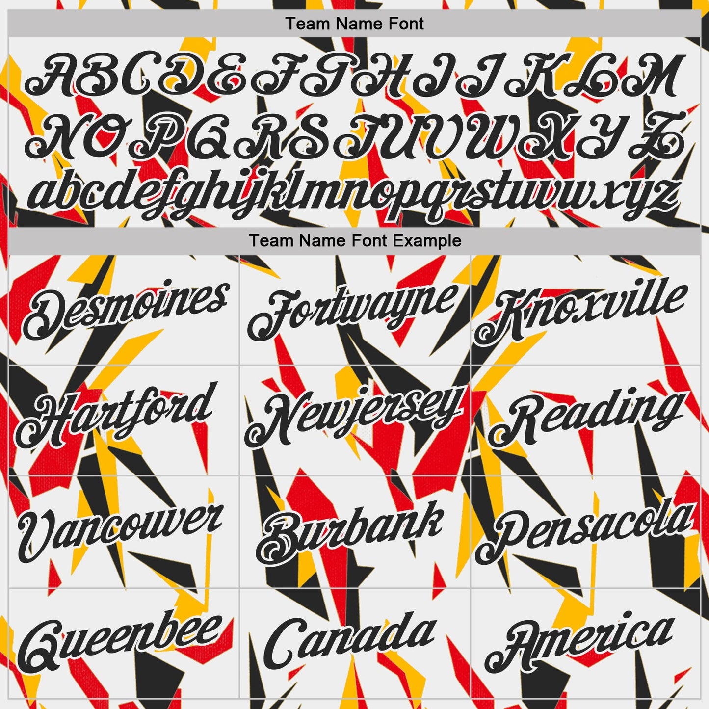 Custom White-Black Germany Geometric Block Performance T-Shirt view 3