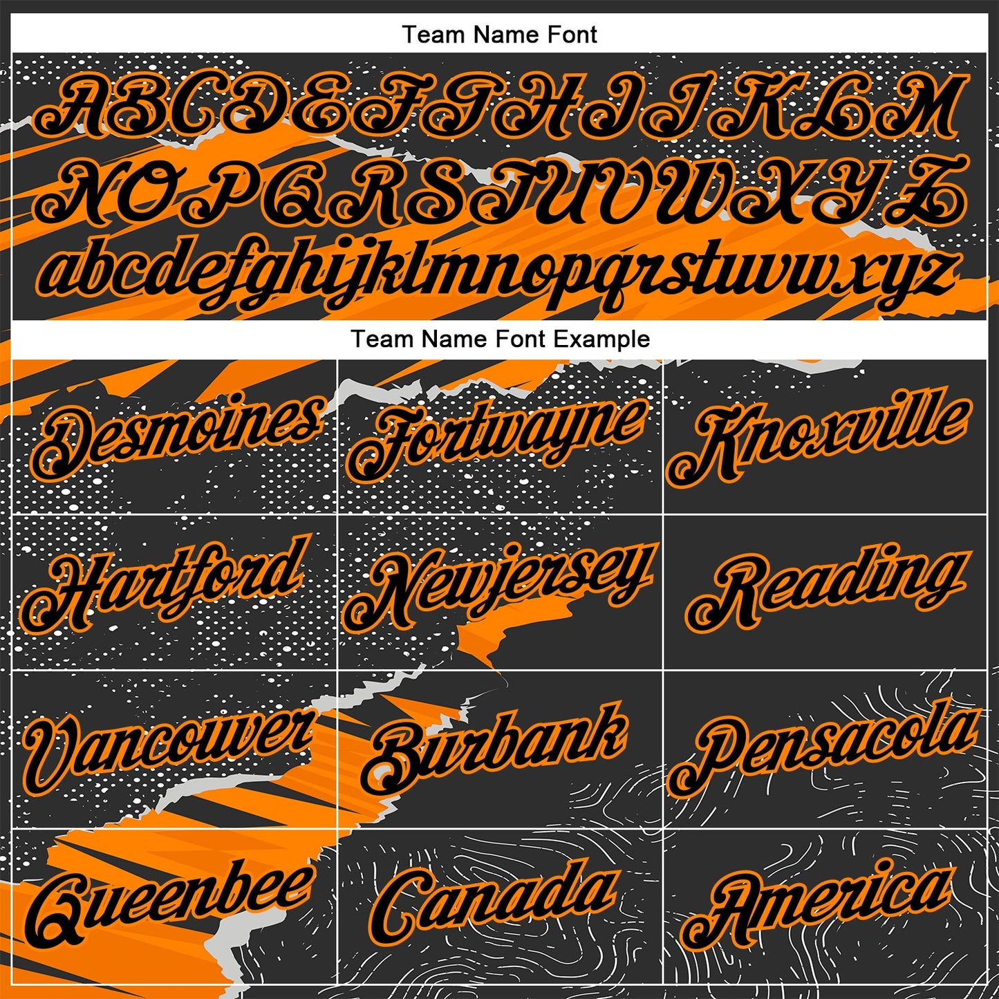 Custom Stitched Black Bay Orange 3D Pattern Design Torn Paper Style Sports Pullover Sweatshirt Hoodie view 3
