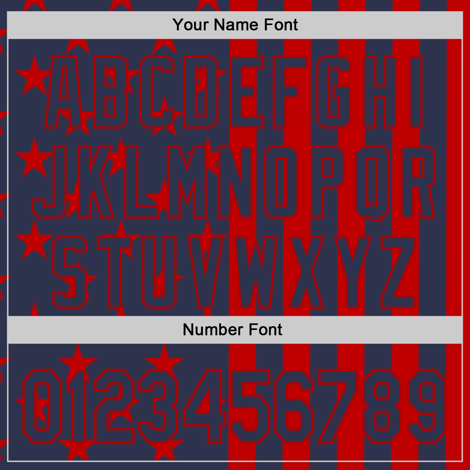 Custom Navy-Red USA Flag Patriotic Split Stars and Stripes Authentic Baseball Jersey view 5