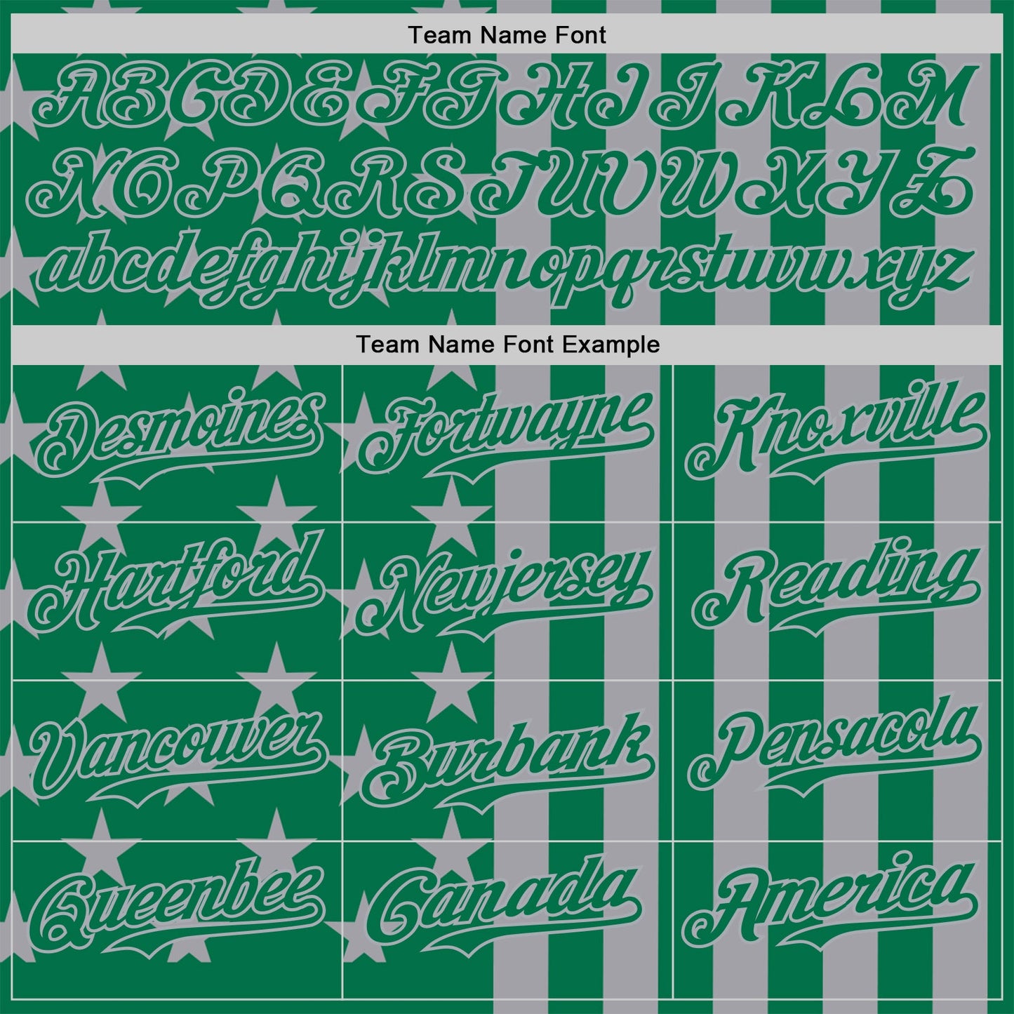 Custom Kelly Green-Gray USA Flag Patriotic Split Stars and Stripes Authentic Baseball Jersey view 4