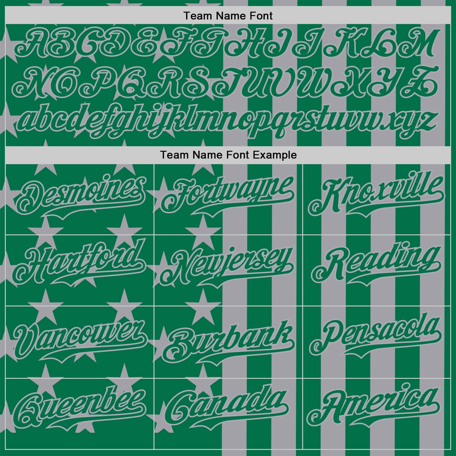 Custom Kelly Green-Gray USA Flag Patriotic Split Stars and Stripes Authentic Baseball Jersey view 4
