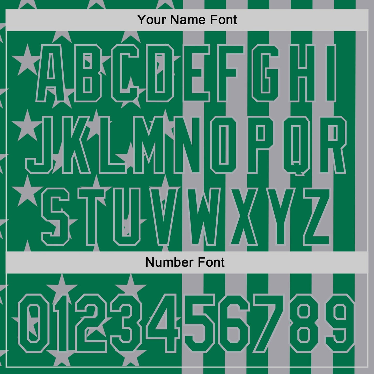 Custom Kelly Green-Gray USA Flag Patriotic Split Stars and Stripes Authentic Baseball Jersey view 5