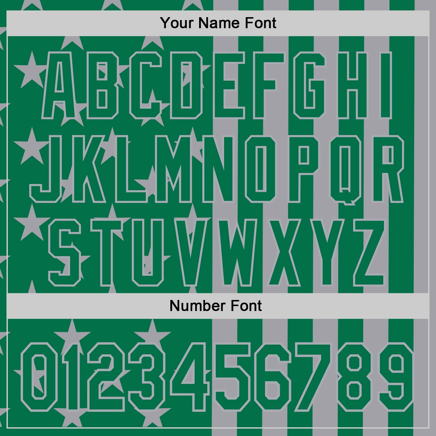 Custom Kelly Green-Gray USA Flag Patriotic Split Stars and Stripes Authentic Baseball Jersey view 5