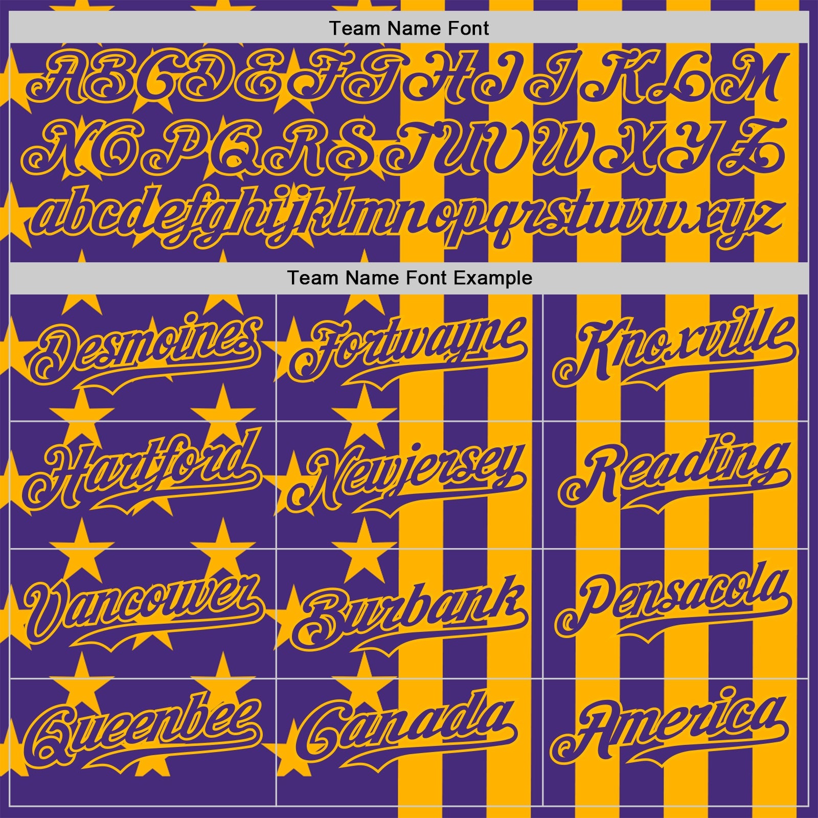 Custom Purple-Gold USA Flag Patriotic Split Stars and Stripes Authentic Baseball Jersey view 4