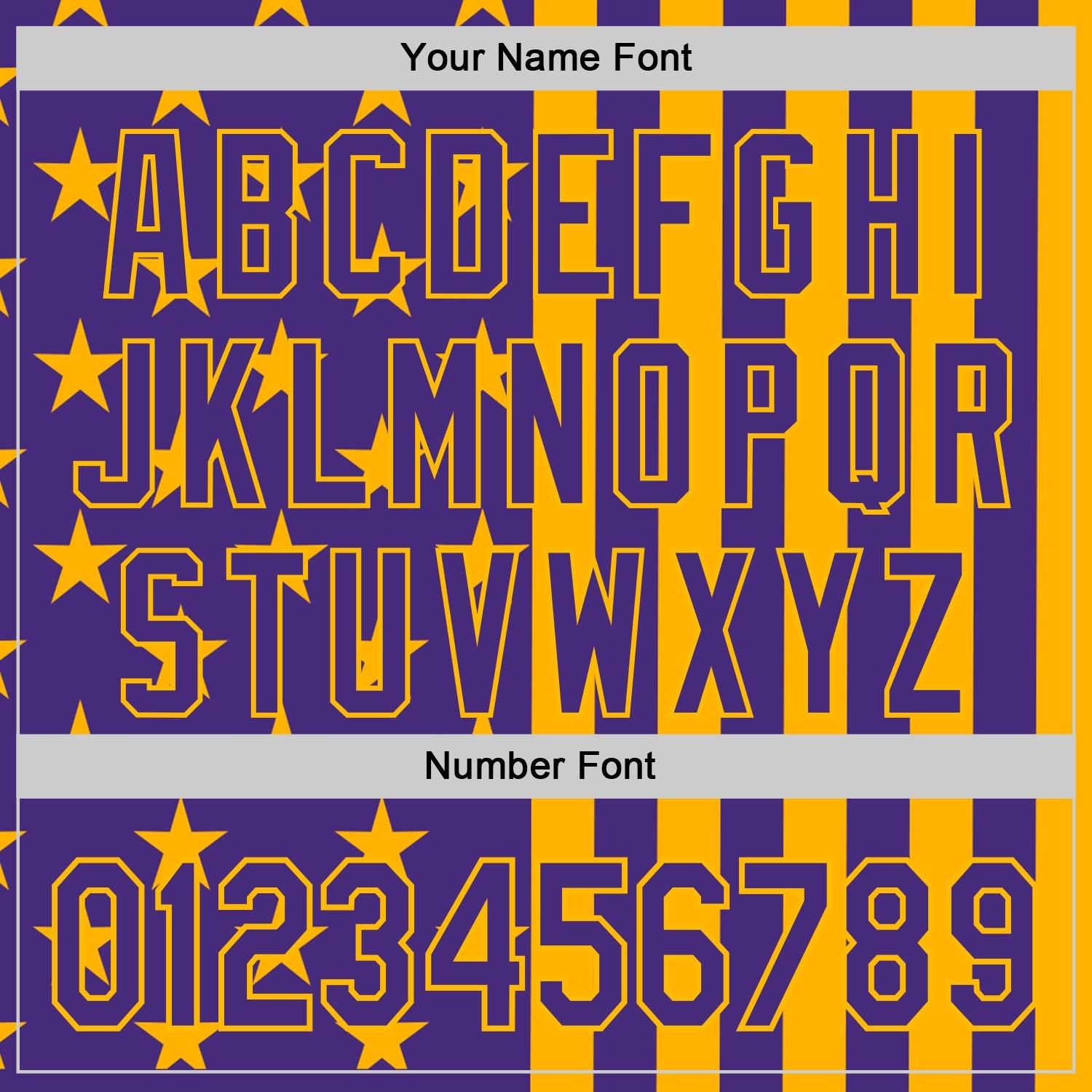 Custom Purple-Gold USA Flag Patriotic Split Stars and Stripes Authentic Baseball Jersey view 5
