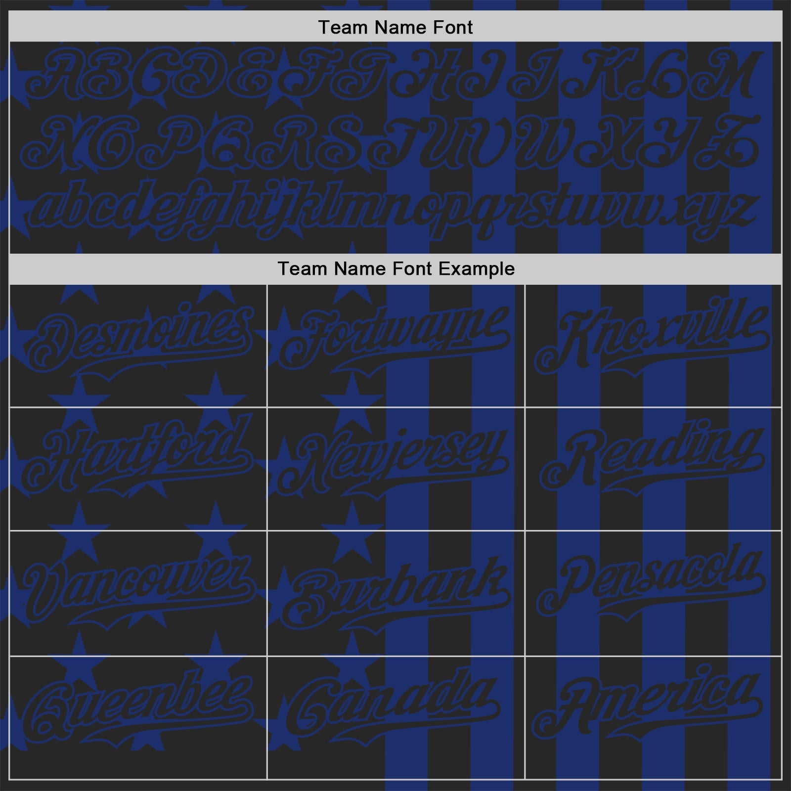 Custom Black-Royal USA Flag Patriotic Split Stars and Stripes Authentic Baseball Jersey view 4