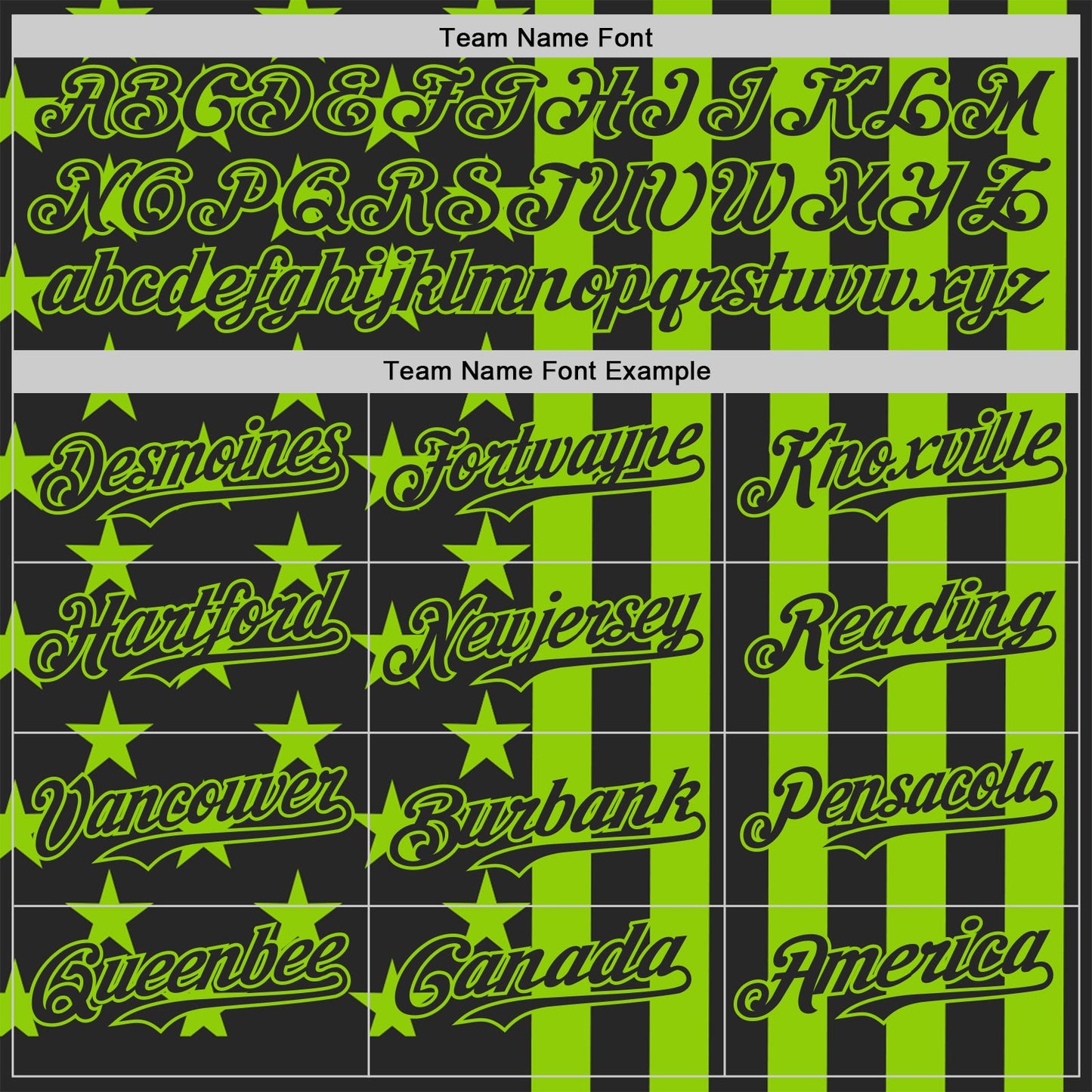 Custom Black-Neon Green USA Flag Patriotic Split Stars and Stripes Authentic Baseball Jersey view 4