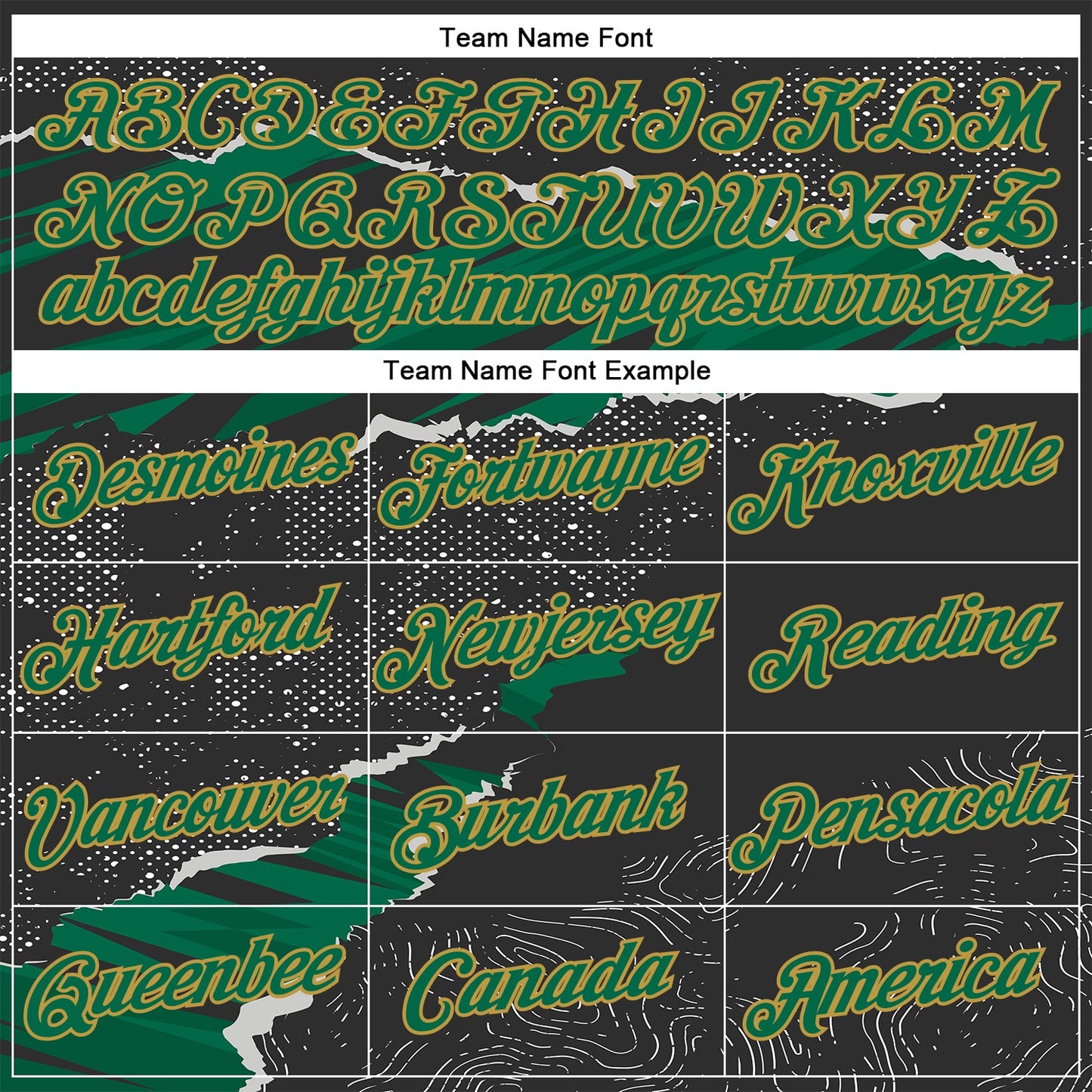 Custom Stitched Black Kelly Green-Old Gold 3D Pattern Design Torn Paper Style Sports Pullover Sweatshirt Hoodie view 3