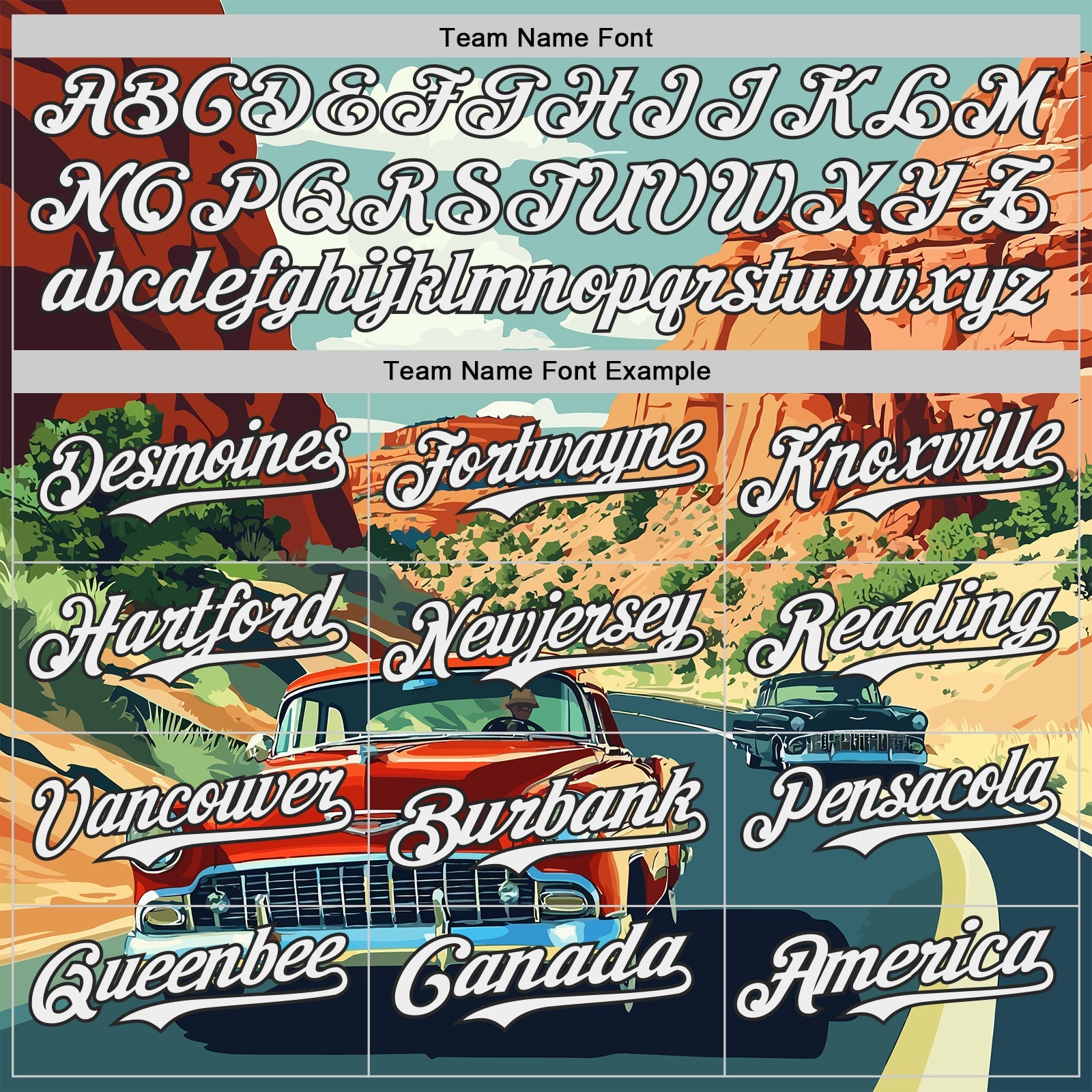 Custom Green White-Black Route 66 Americana Road Trip Authentic Baseball Jersey view 4
