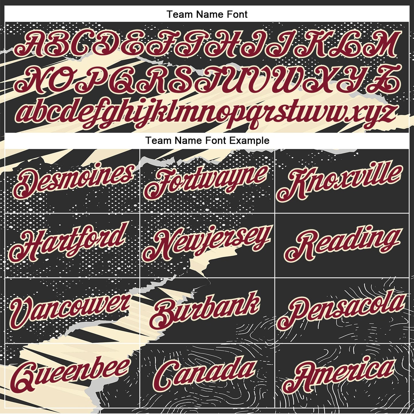 Custom Stitched Black Crimson-Cream 3D Pattern Design Torn Paper Style Sports Pullover Sweatshirt Hoodie view 3