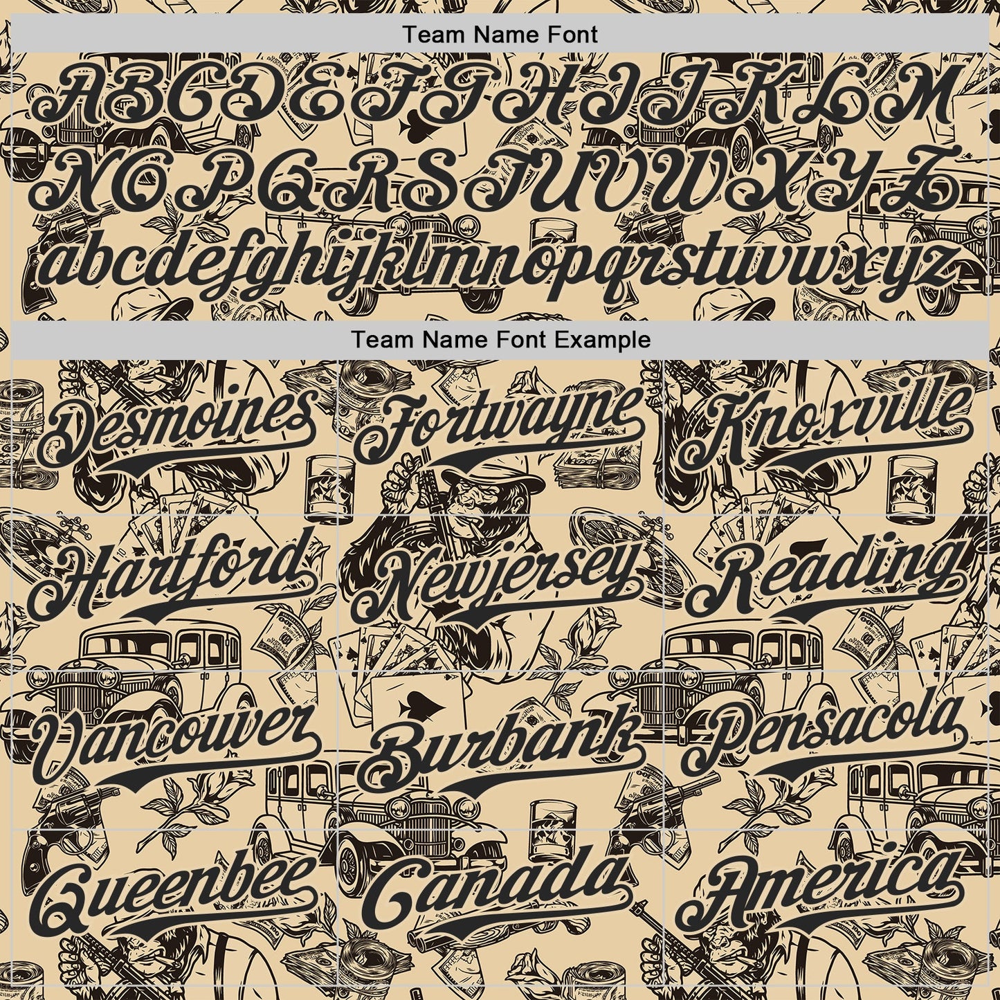 Custom City Cream-Black Route 66 Americana Road Trip Authentic Baseball Jersey view 4