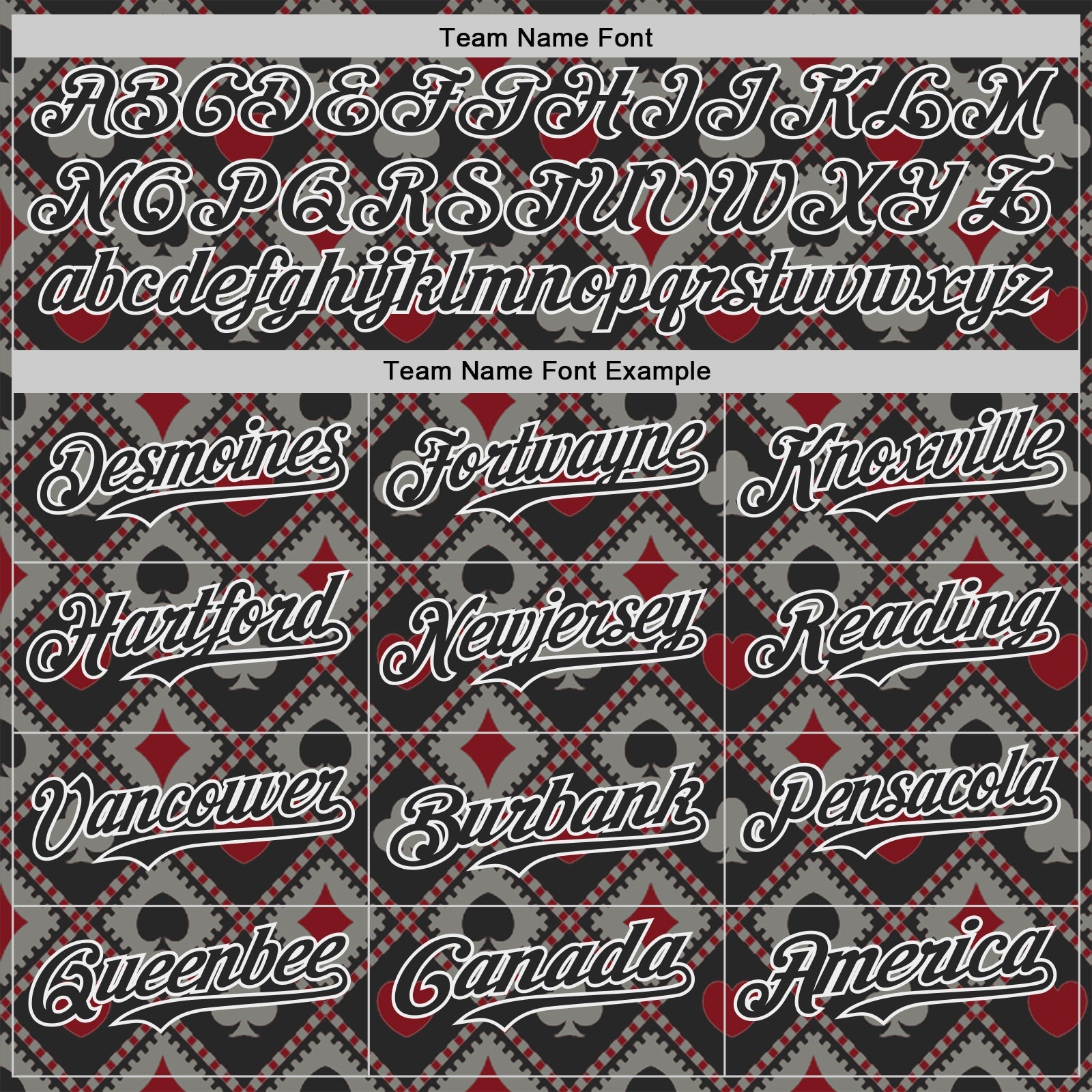 Custom Black-White Las Vegas Poker Club Authentic Baseball Jersey view 4