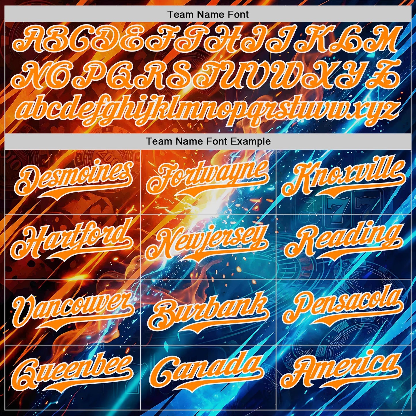 Custom Black Bay Orange Blue-White Las Vegas Poker Club Authentic Baseball Jersey view 4