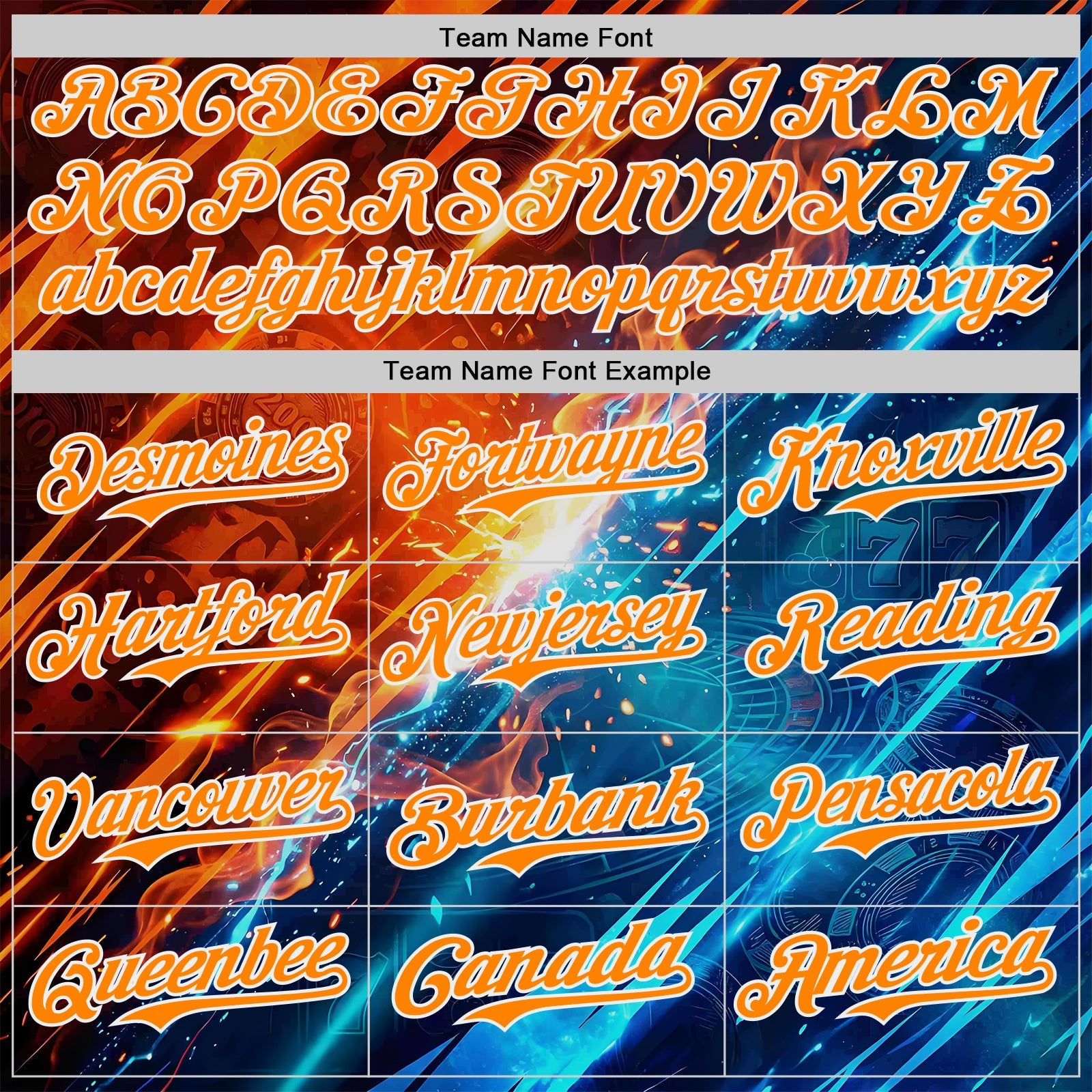 Custom Black Bay Orange Blue-White Las Vegas Poker Club Authentic Baseball Jersey view 4