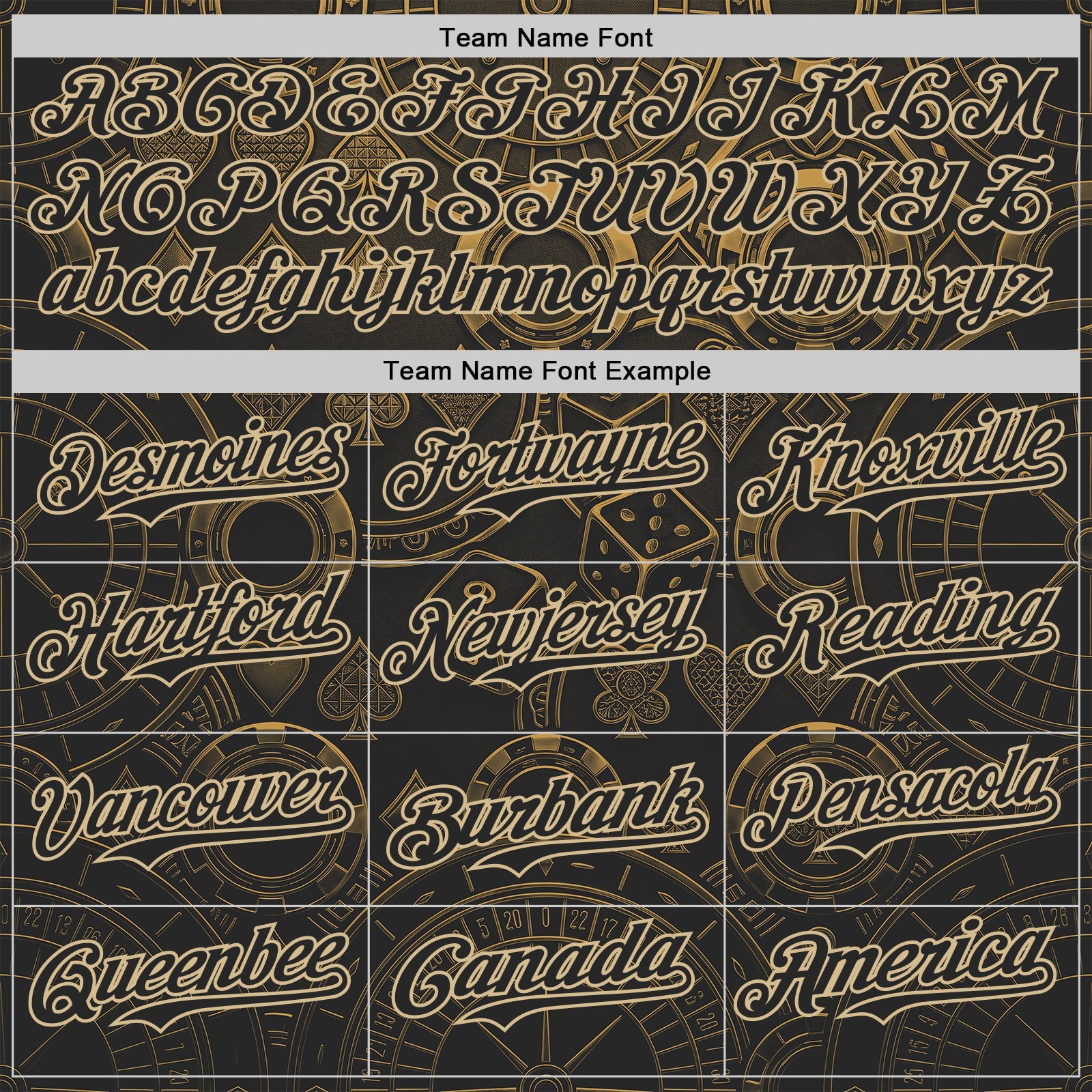 Custom Black-Vegas Gold Las Vegas Poker Club Authentic Baseball Jersey view 4