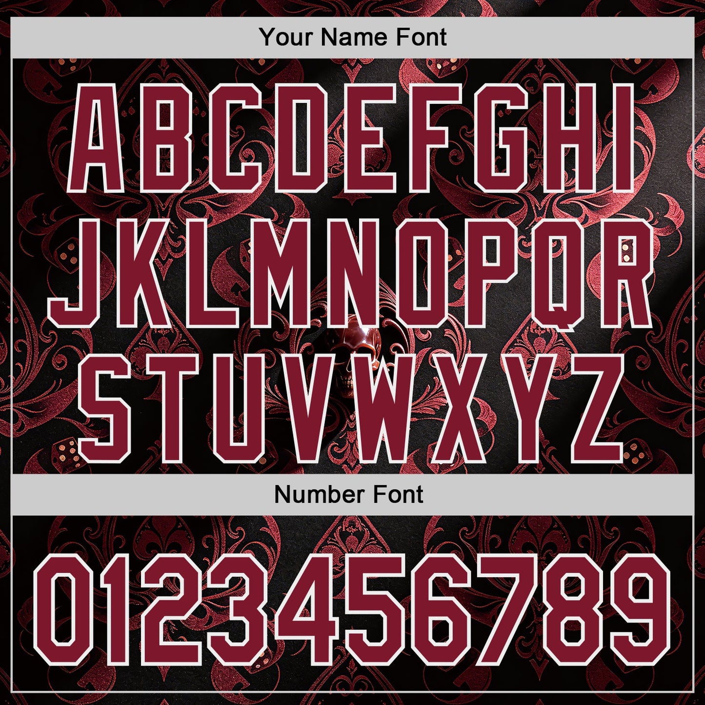 Custom Black Crimson-White Las Vegas Poker Club Authentic Baseball Jersey view 5
