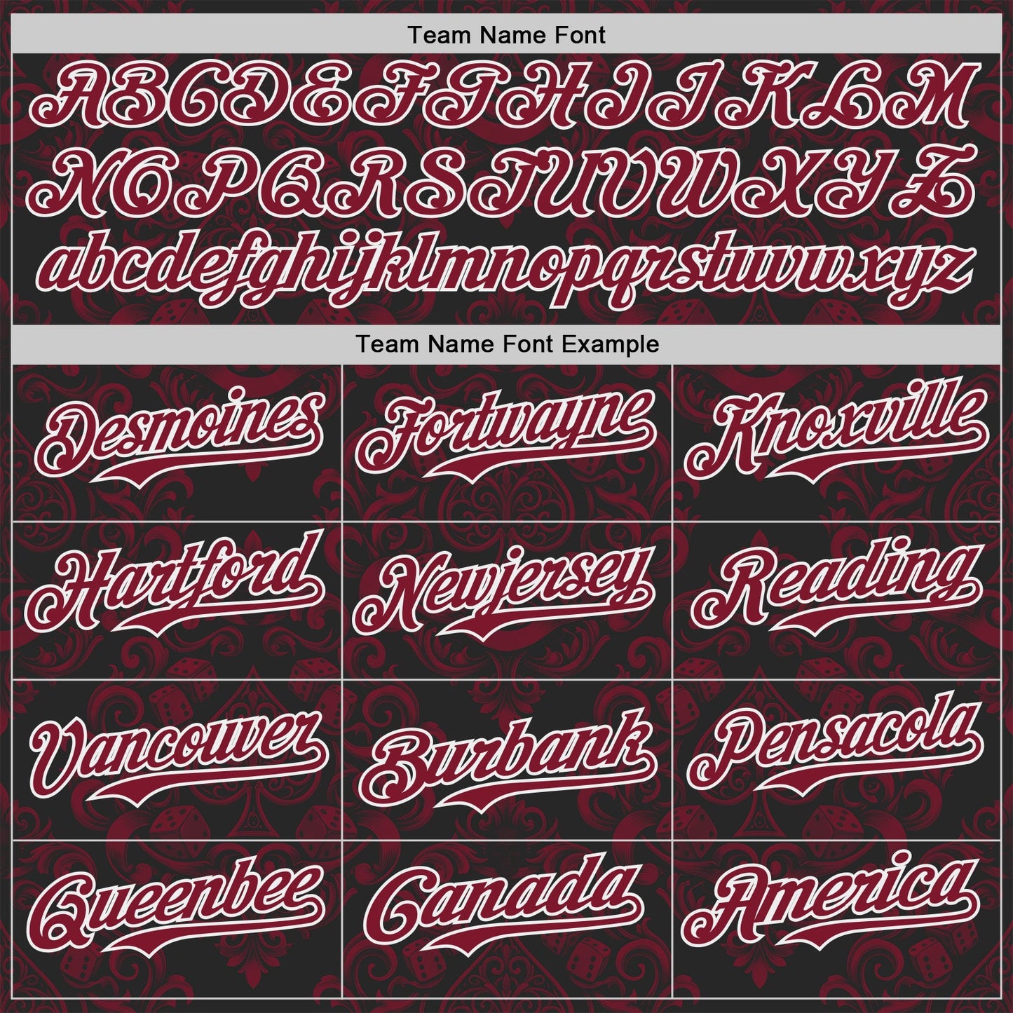 Custom Black Crimson-White Las Vegas Poker Club Authentic Baseball Jersey view 4