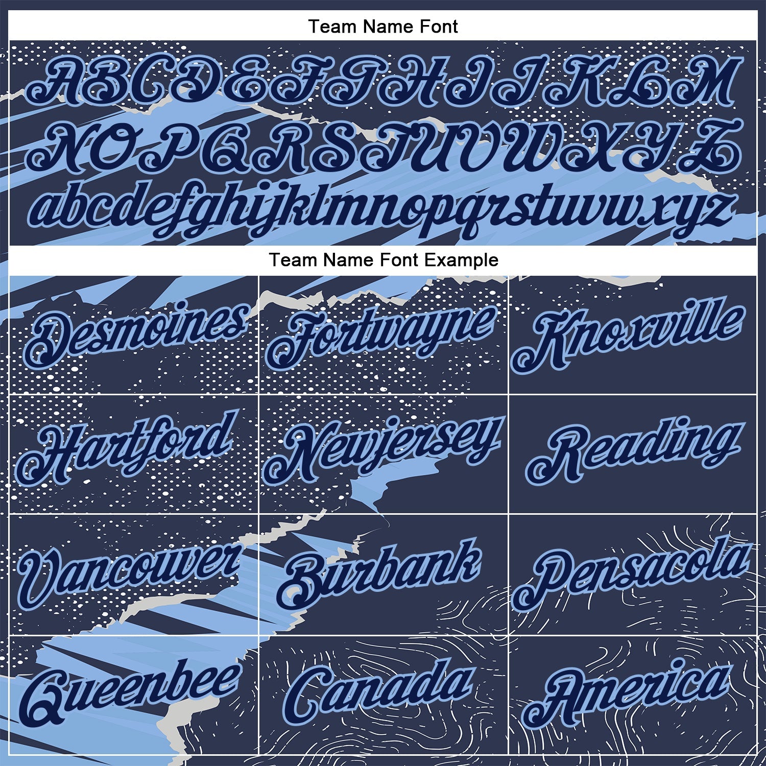 Custom Stitched Navy Light Blue 3D Pattern Design Torn Paper Style Sports Pullover Sweatshirt Hoodie view 3