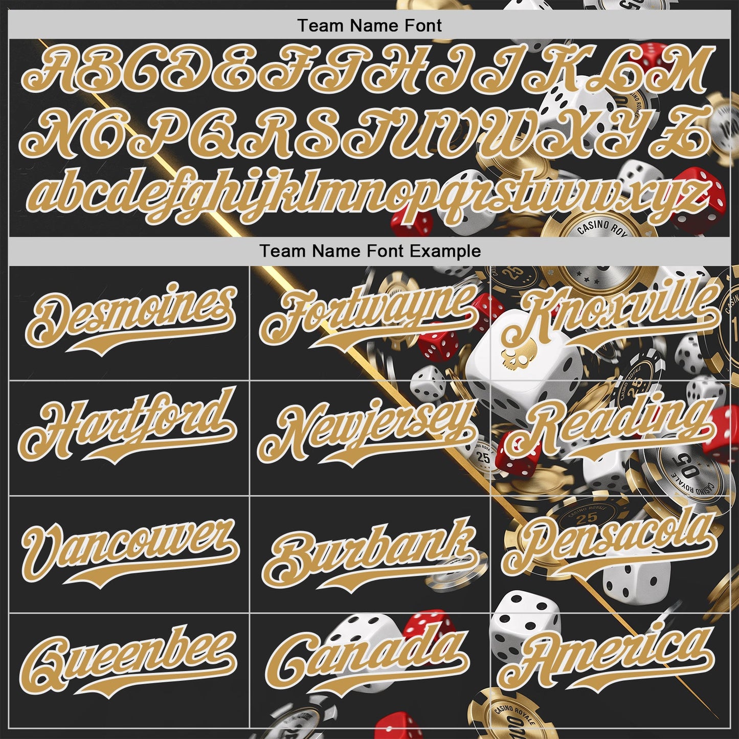 Custom Black Old Gold-White Las Vegas Poker Club Authentic Baseball Jersey view 4