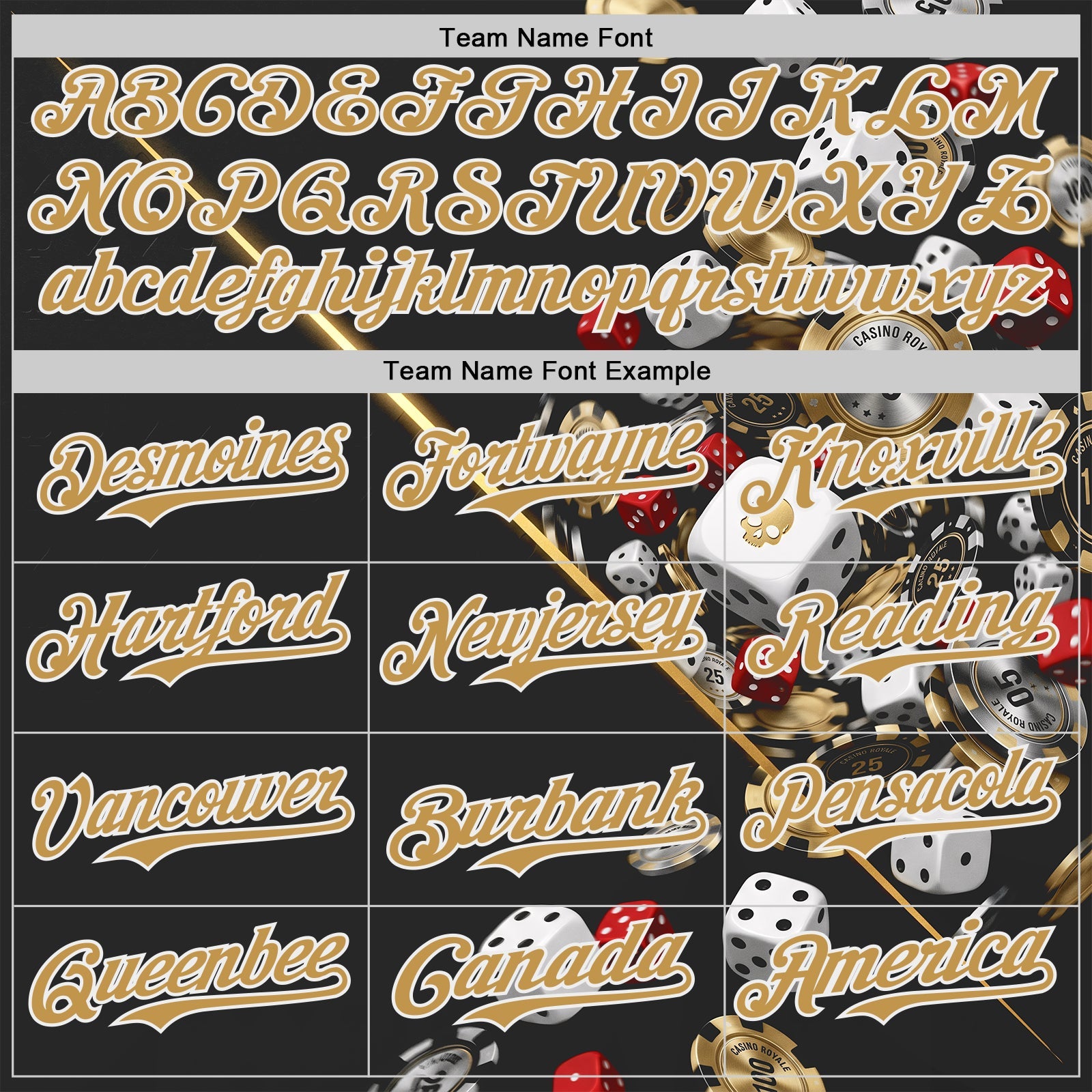 Custom Black Old Gold-White Las Vegas Poker Club Authentic Baseball Jersey view 4