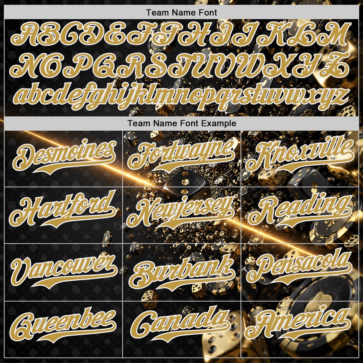 Custom Black Old Gold-White Las Vegas Poker Club Authentic Baseball Jersey view 4