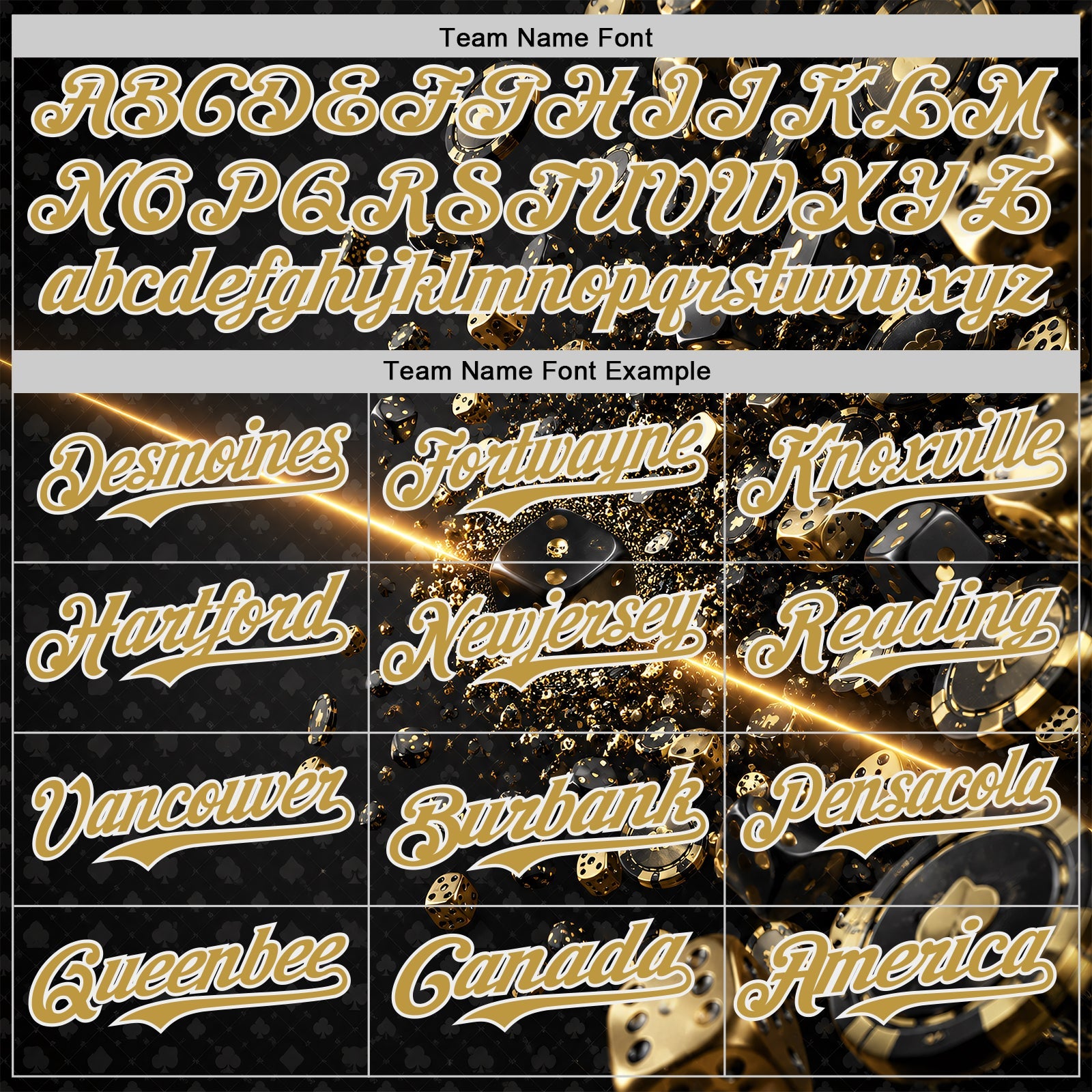 Custom Black Old Gold-White Las Vegas Poker Club Authentic Baseball Jersey view 4