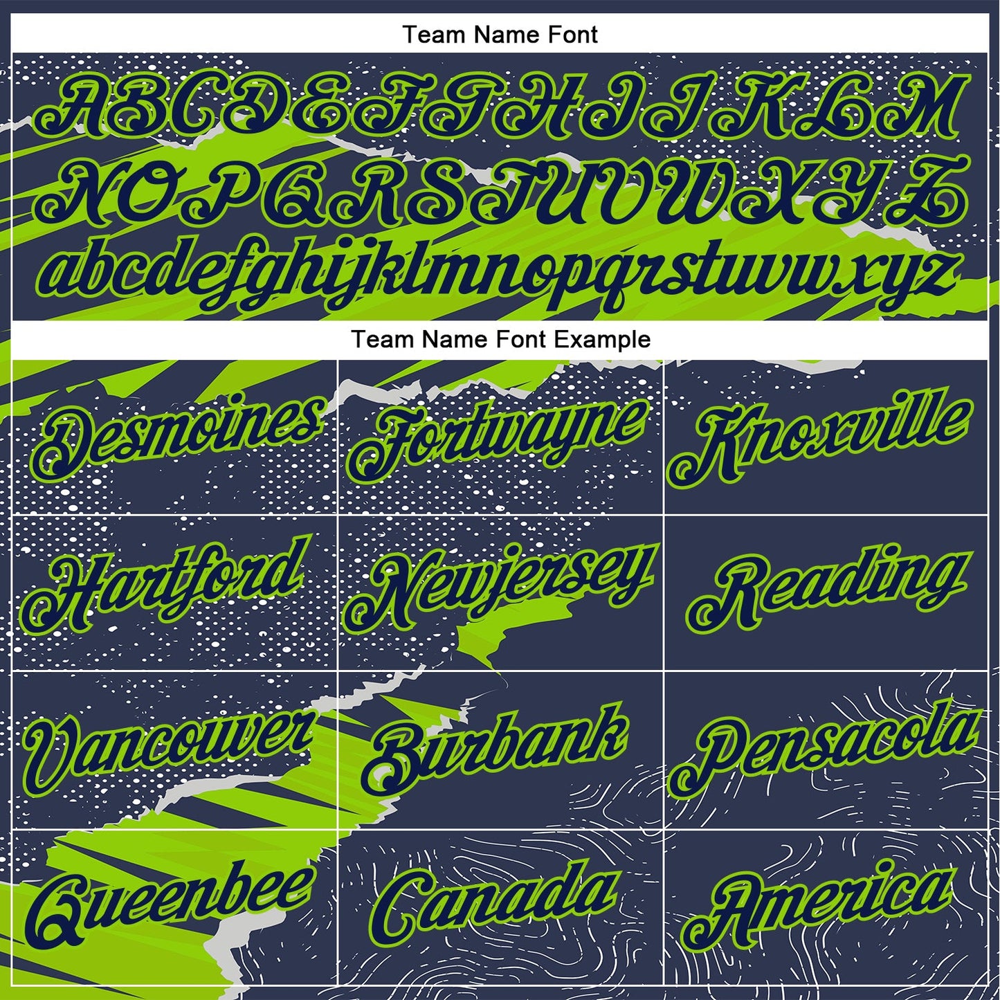 Custom Stitched Navy Neon Green 3D Pattern Design Torn Paper Style Sports Pullover Sweatshirt Hoodie view 3
