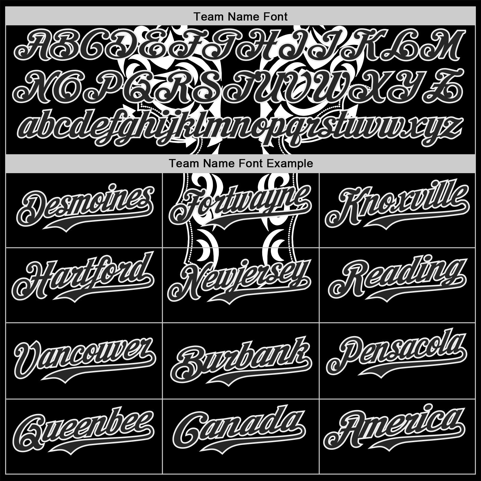 Custom Black-White Baroque Floral Scroll Authentic Baseball Jersey view 4