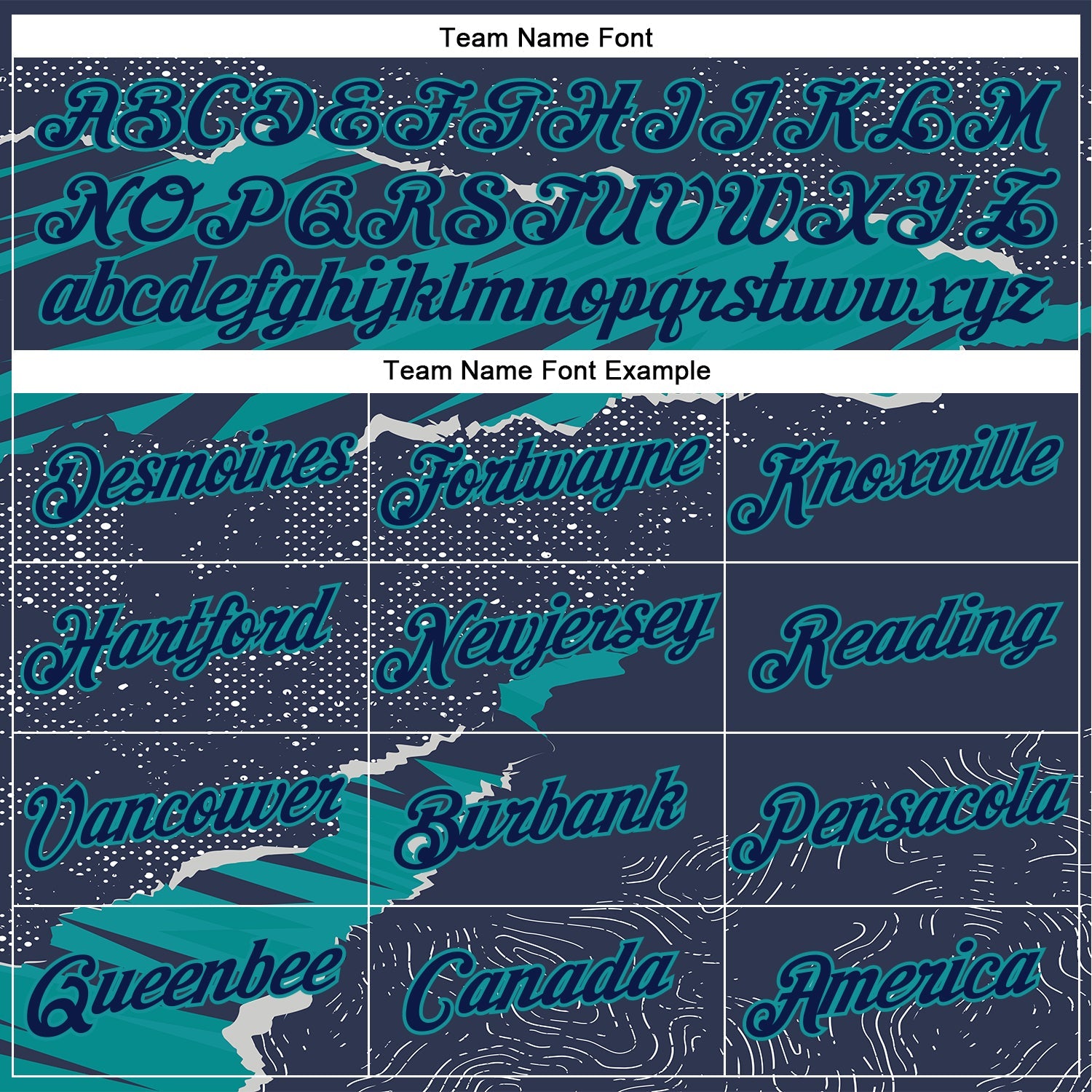 Custom Stitched Navy Teal 3D Pattern Design Torn Paper Style Sports Pullover Sweatshirt Hoodie view 3