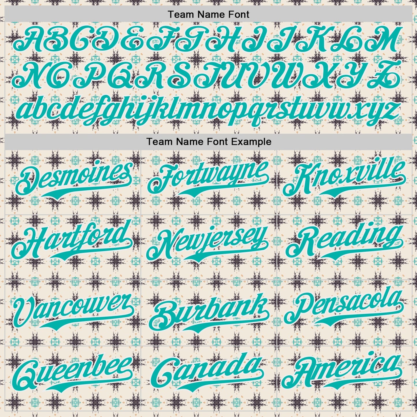 Custom White-Aqua Tribal Ethnic Authentic Baseball Jersey view 4