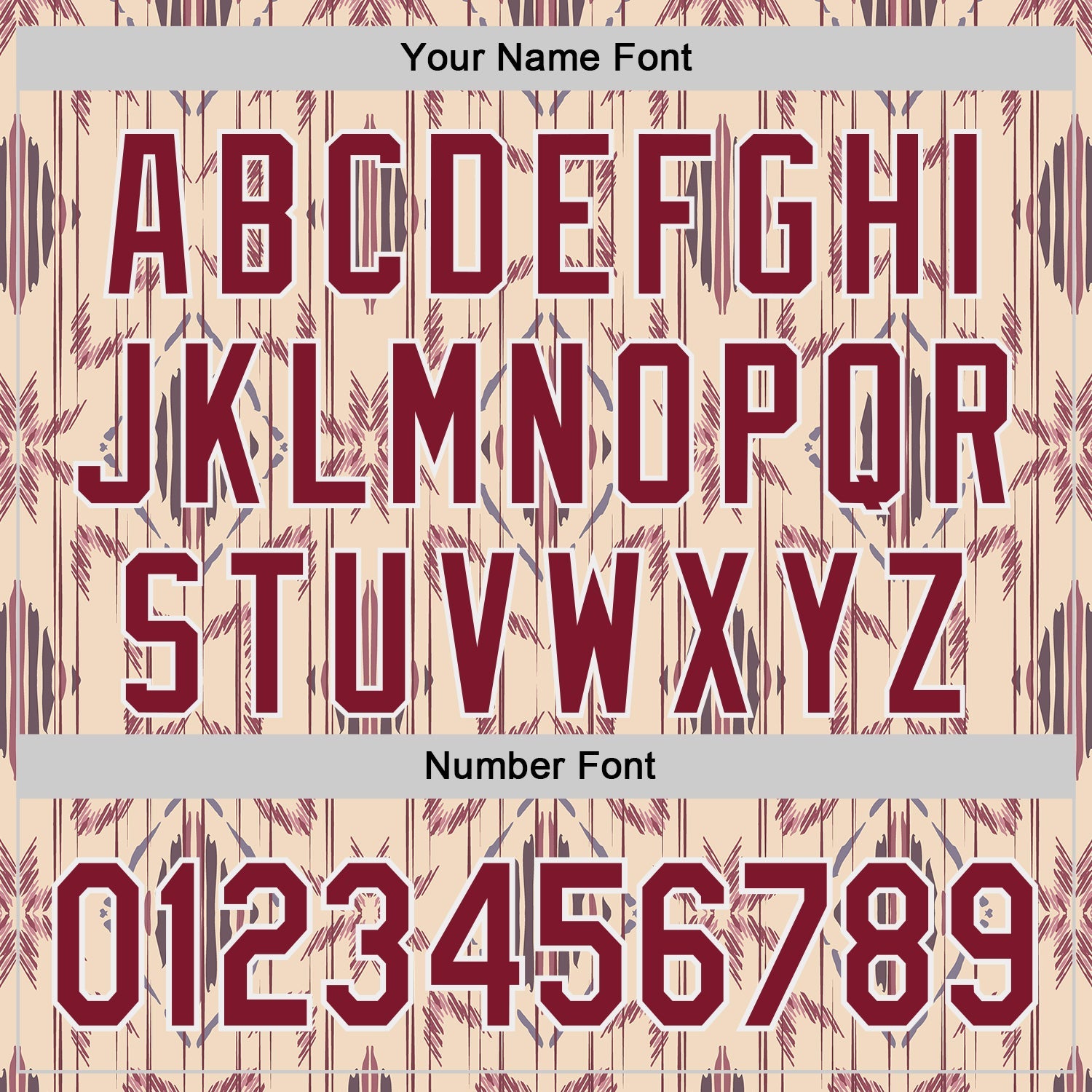 Custom City Cream Crimson-White Geometric Ethnic Authentic Baseball Jersey view 5