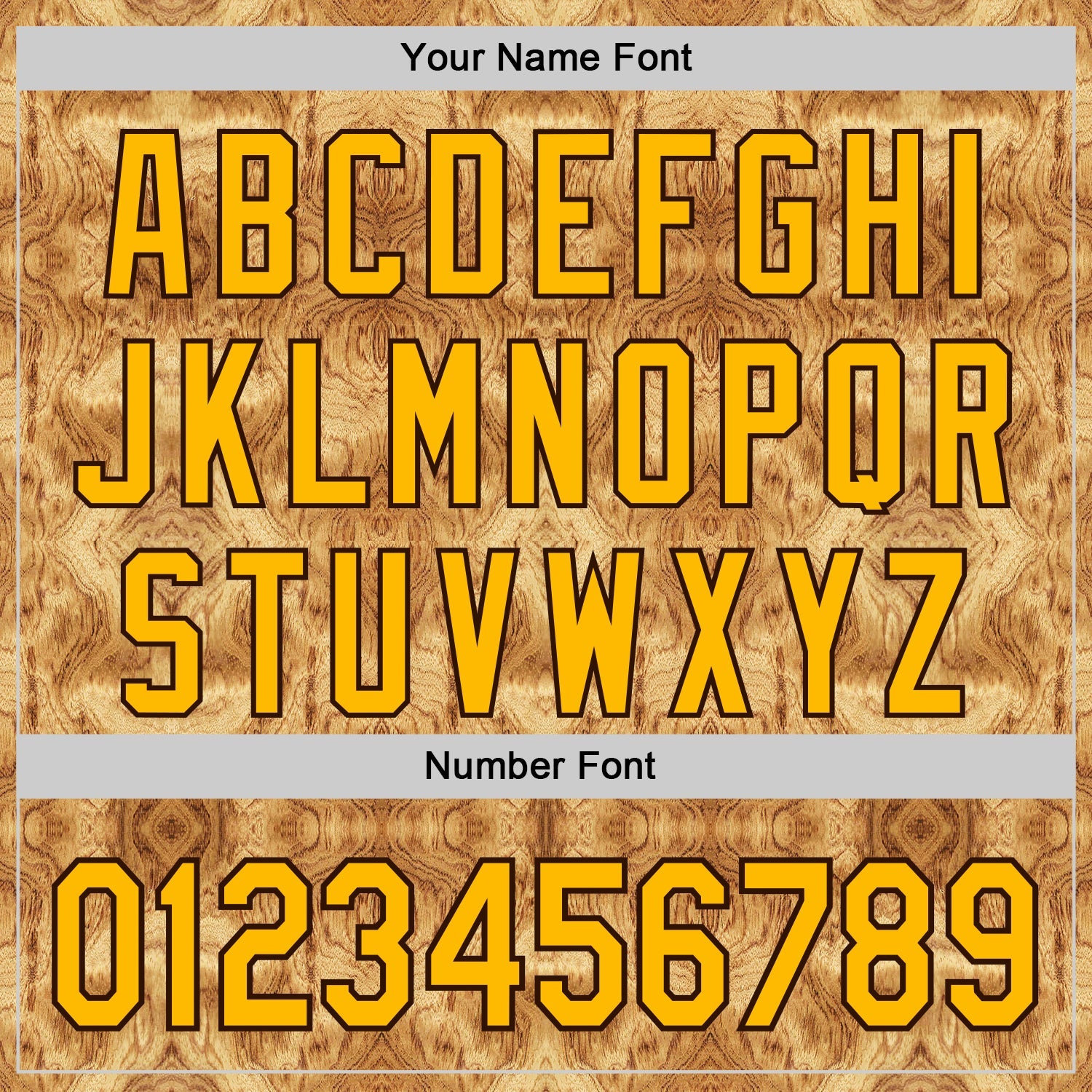 Custom Brown-Gold Abstract Authentic Baseball Jersey view 5