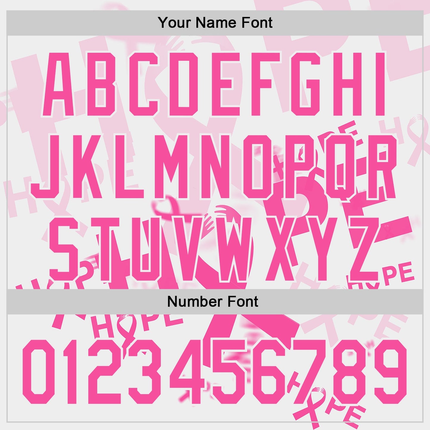 Custom White-Pink Breast Cancer Awareness Pink Ribbon Hope Authentic Baseball Jersey view 5