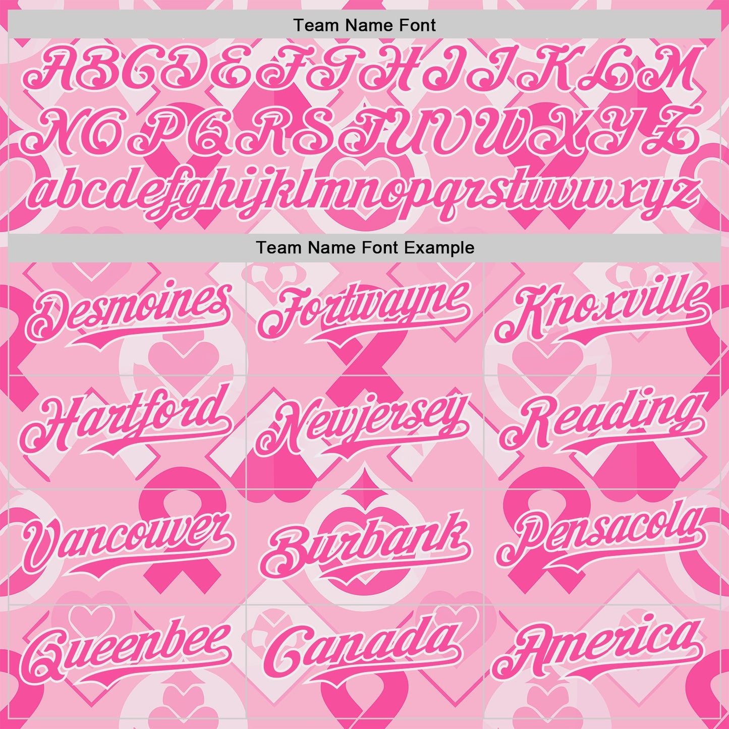 Custom Light Pink Pink-White Breast Cancer Awareness Pink Ribbon Authentic Baseball Jersey view 4