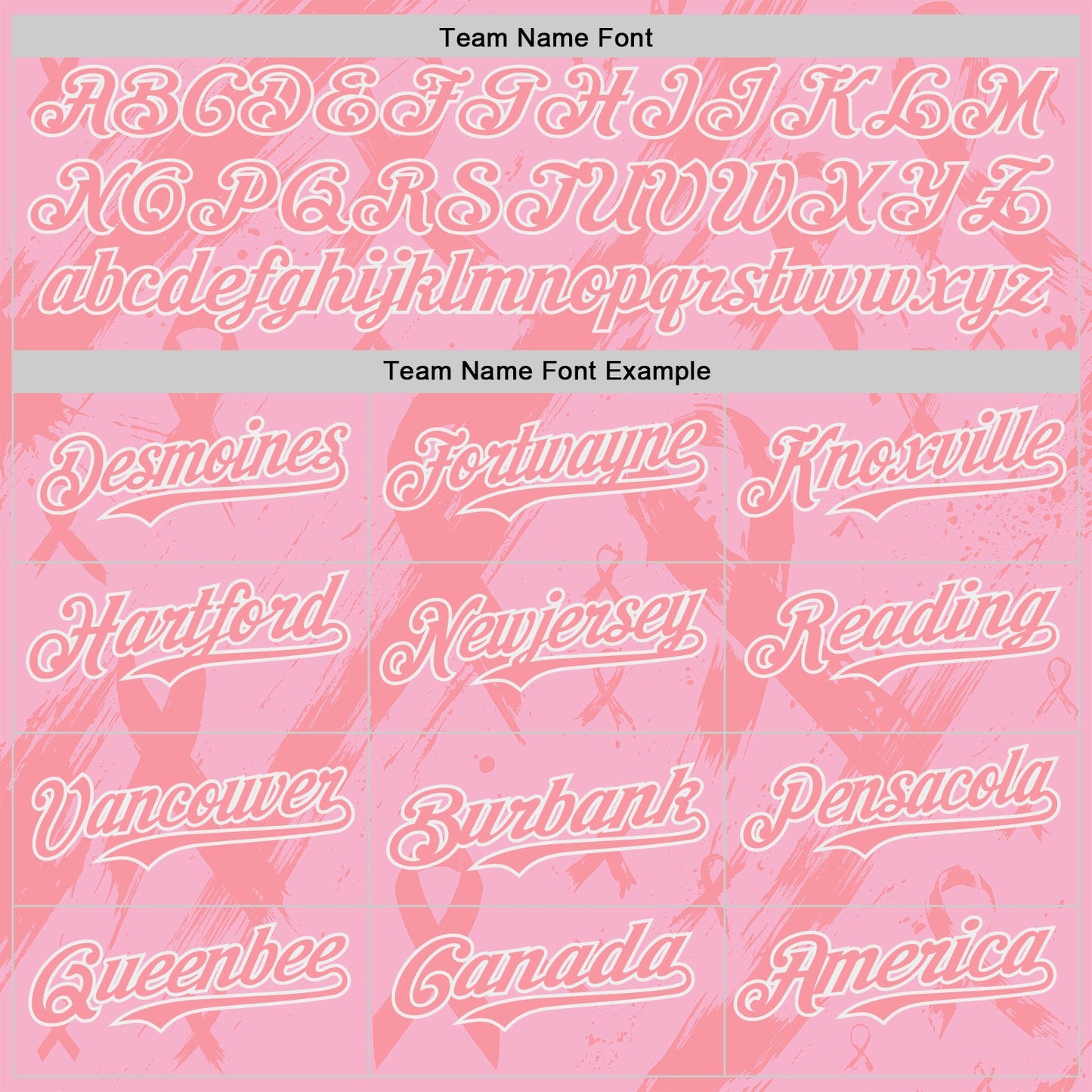 Custom Light Pink Medium Pink-White Breast Cancer Awareness Fight Pink Ribbon Authentic Baseball Jersey view 4