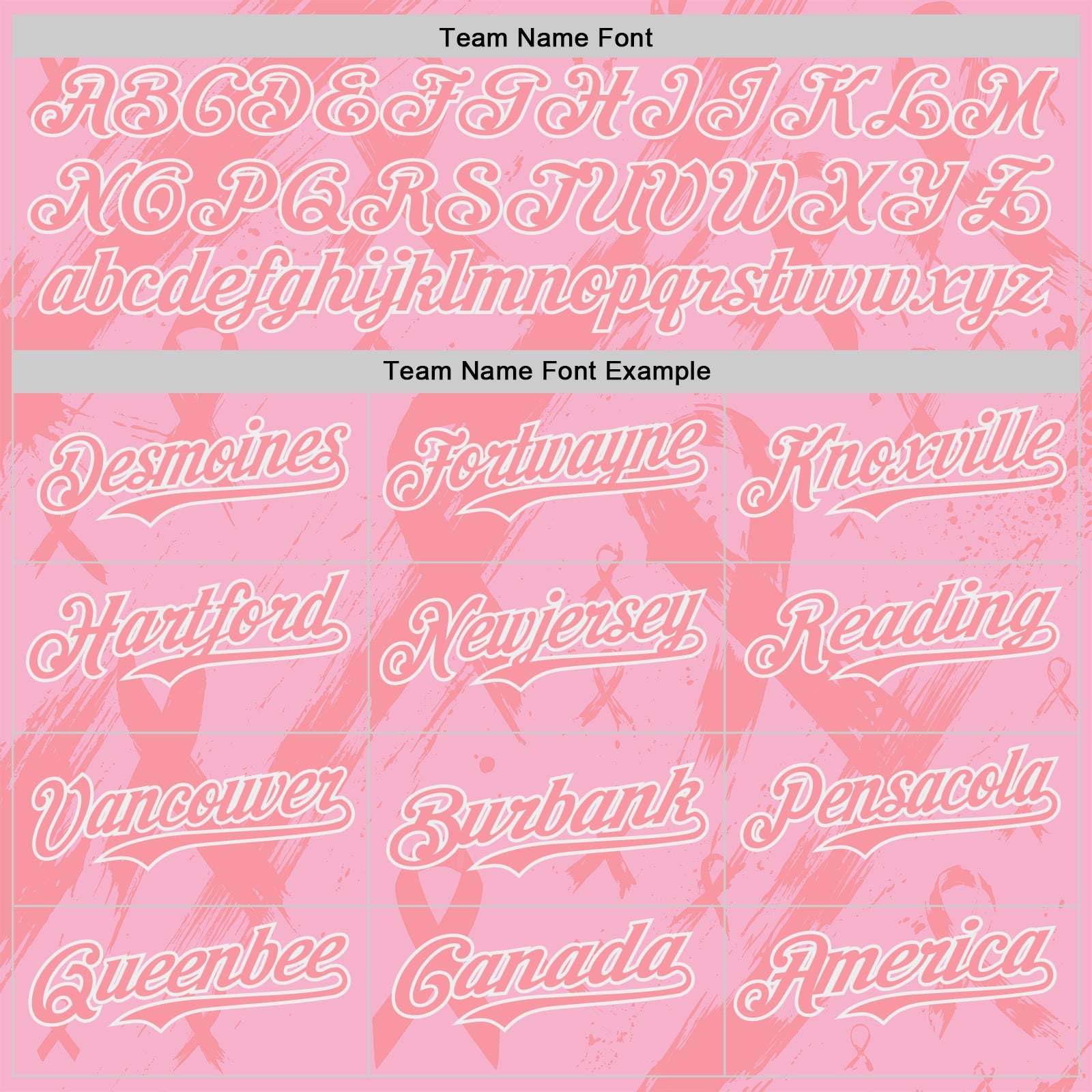 Custom Light Pink Medium Pink-White Breast Cancer Awareness Fight Pink Ribbon Authentic Baseball Jersey view 4