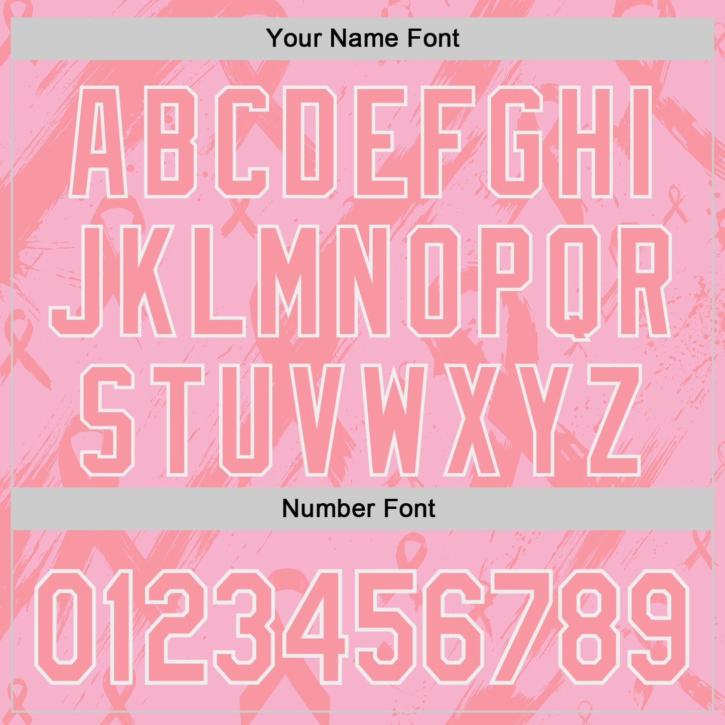 Custom Light Pink Medium Pink-White Breast Cancer Awareness Fight Pink Ribbon Authentic Baseball Jersey view 5