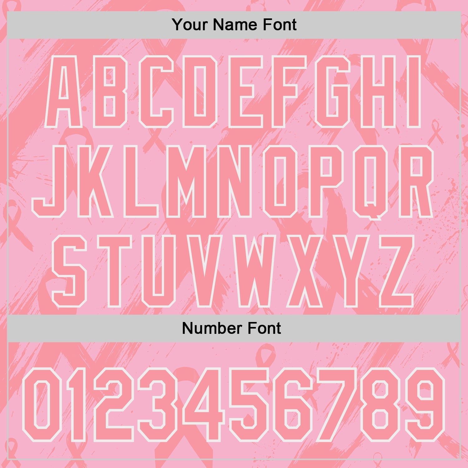 Custom Light Pink Medium Pink-White Breast Cancer Awareness Fight Pink Ribbon Authentic Baseball Jersey view 5