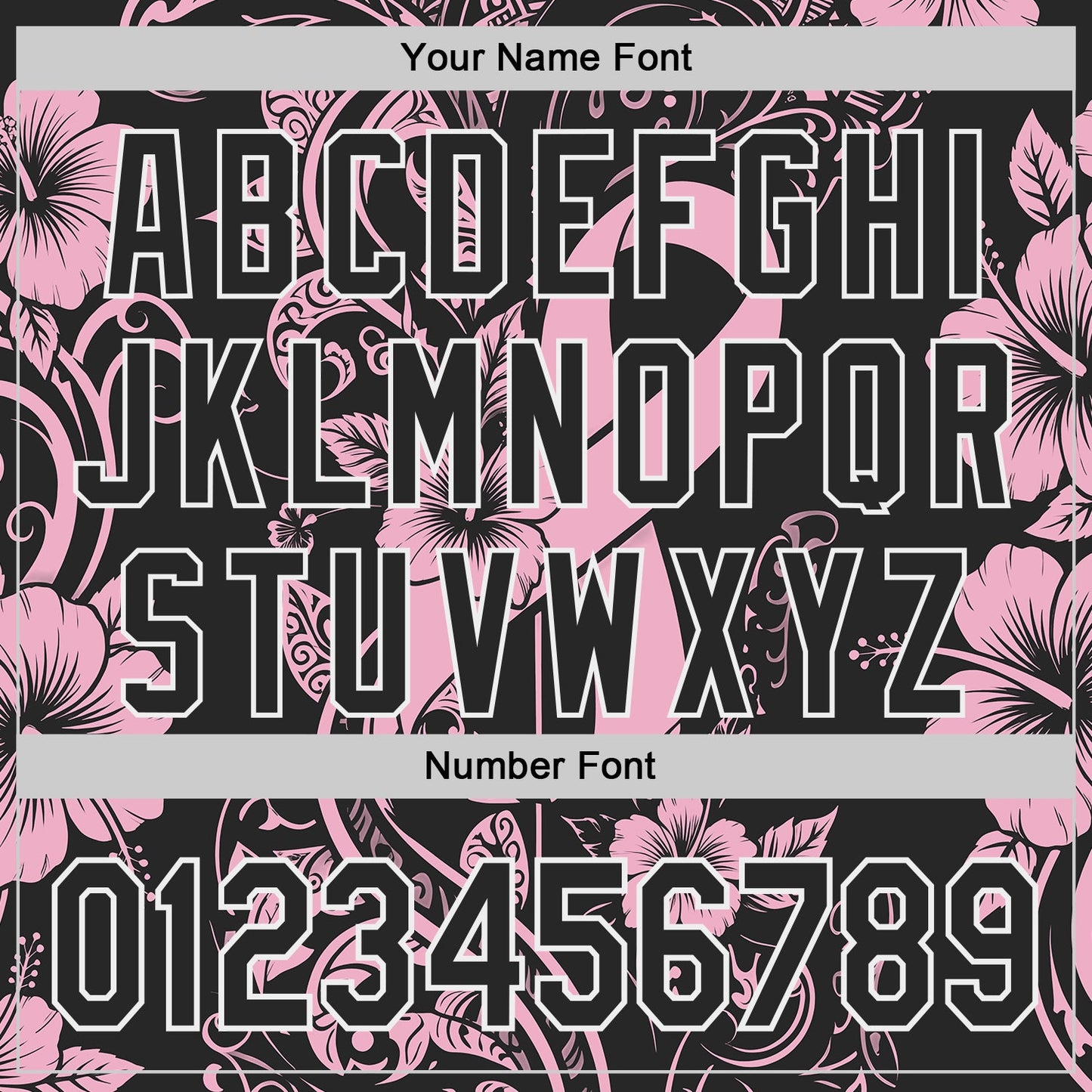 Custom Black Light Pink-White Breast Cancer Awareness Pink Ribbon Floral Authentic Baseball Jersey view 5