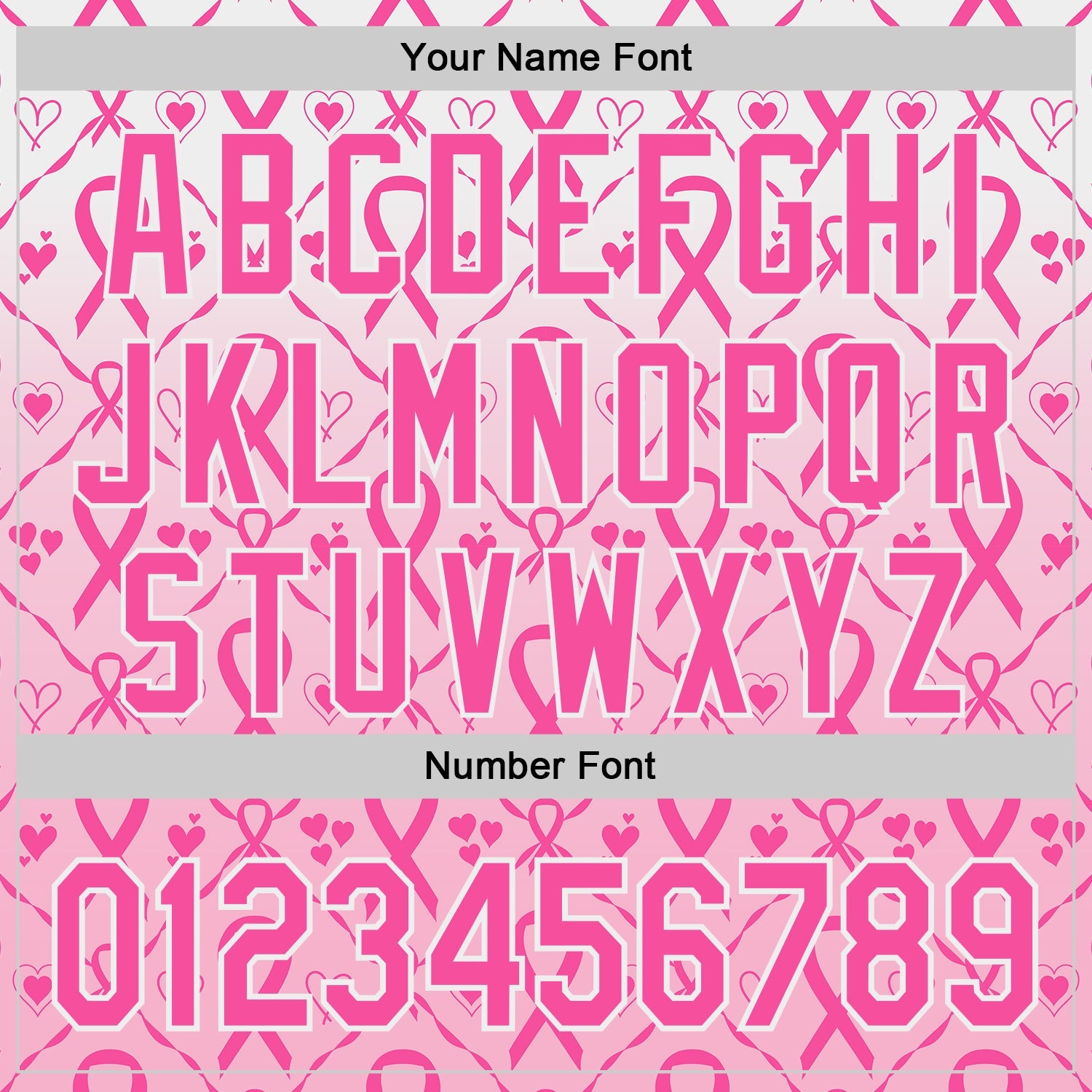 Custom White-Pink Breast Cancer Awareness Support Pink Ribbon Authentic Baseball Jersey view 5