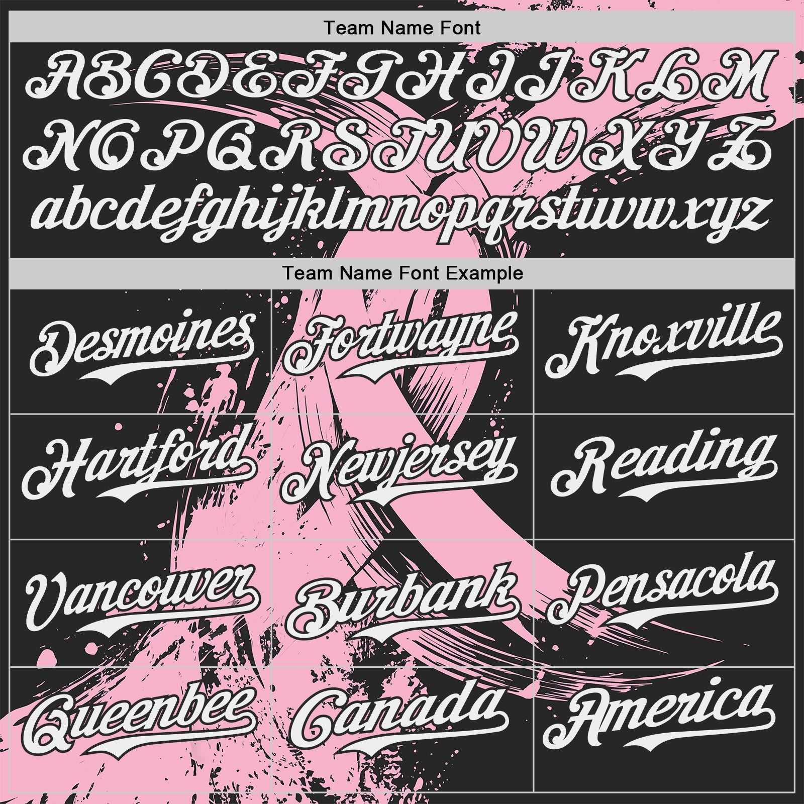 Custom Black White-Light Pink Breast Cancer Awareness Fight Pink Ribbon Authentic Baseball Jersey view 4