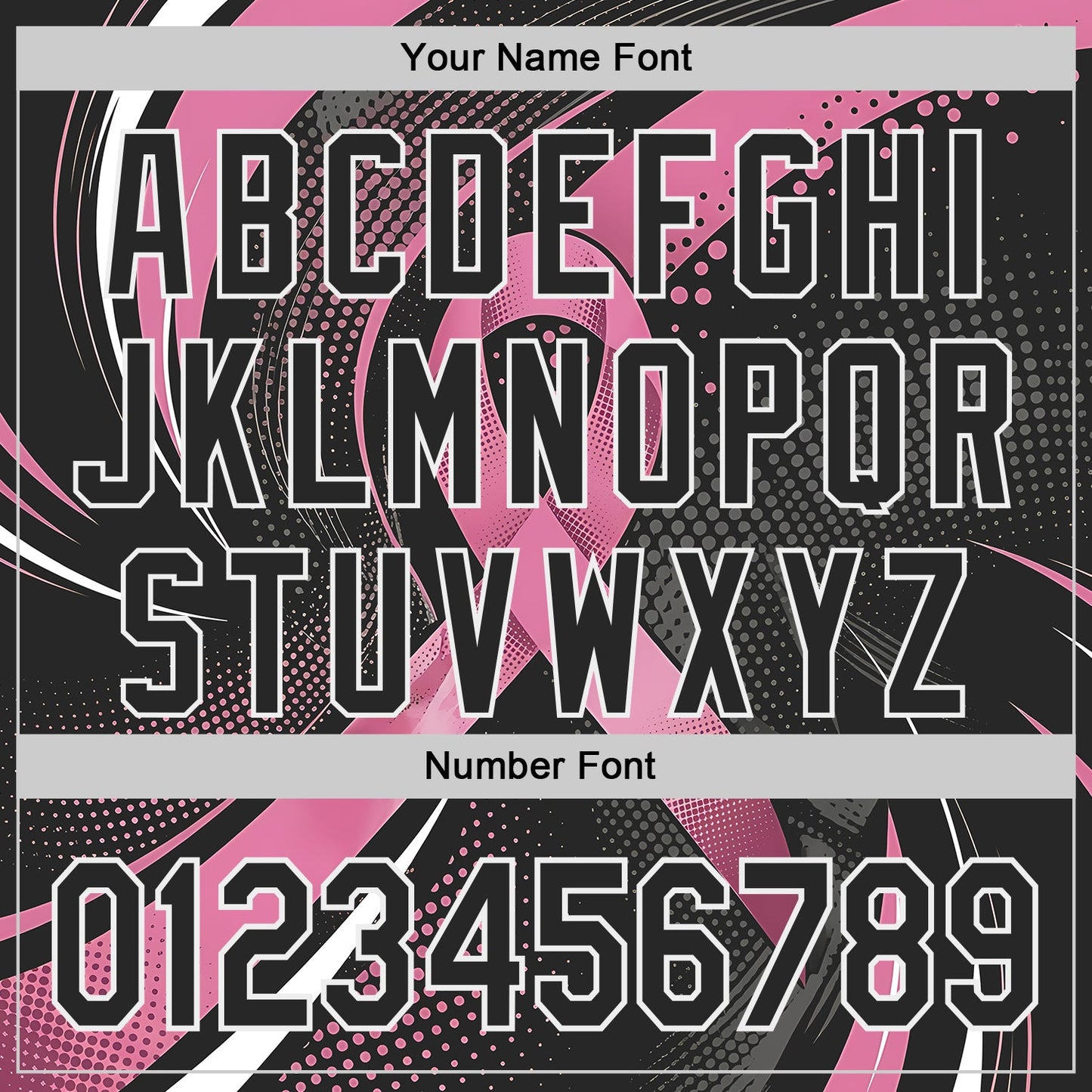 Custom Black Pink-White Breast Cancer Awareness Pink Ribbon Gradient Dot Authentic Baseball Jersey view 5