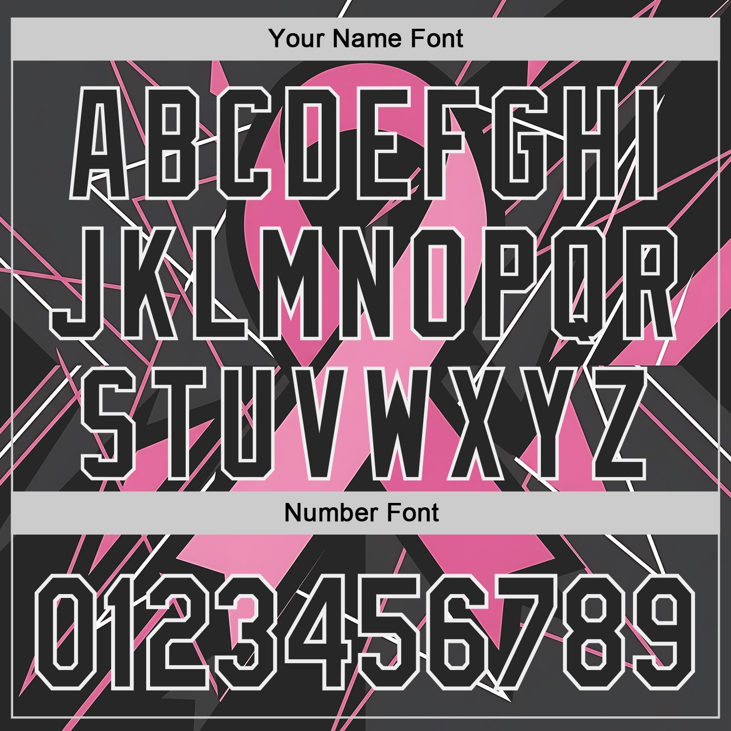 Custom Black Pink-White Breast Cancer Awareness Fight Pink Ribbon Authentic Baseball Jersey view 5